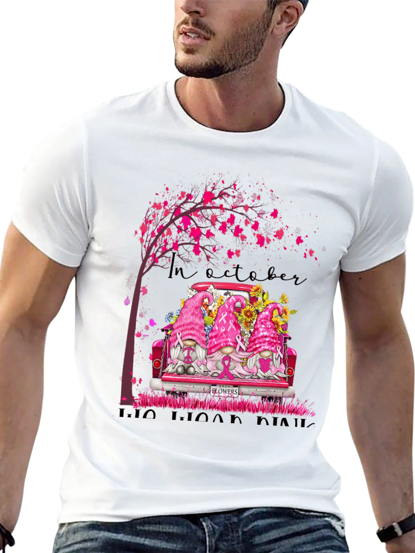 In October We Grow Pink T-Shirt