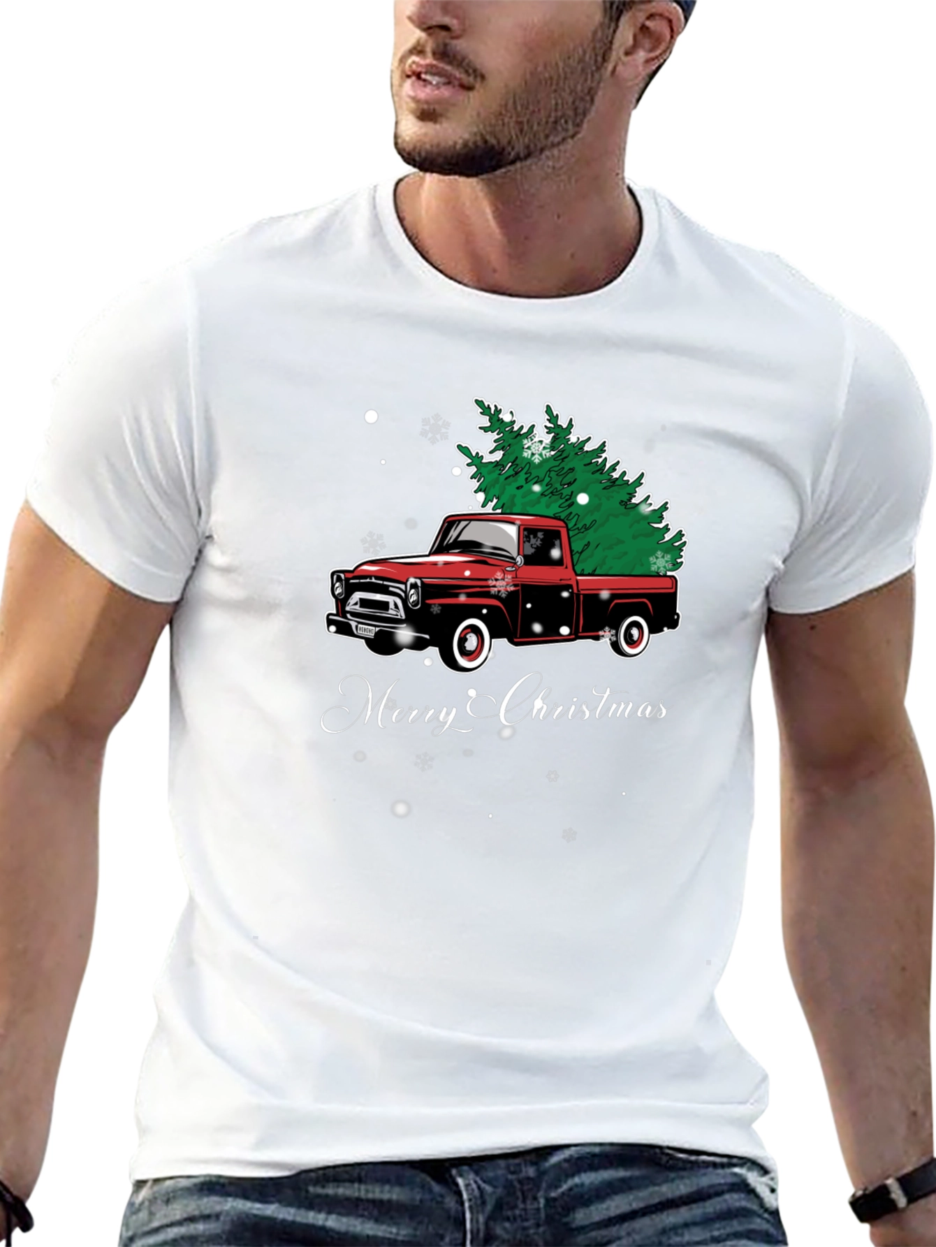 Merry Christmas Truck T-Shirt