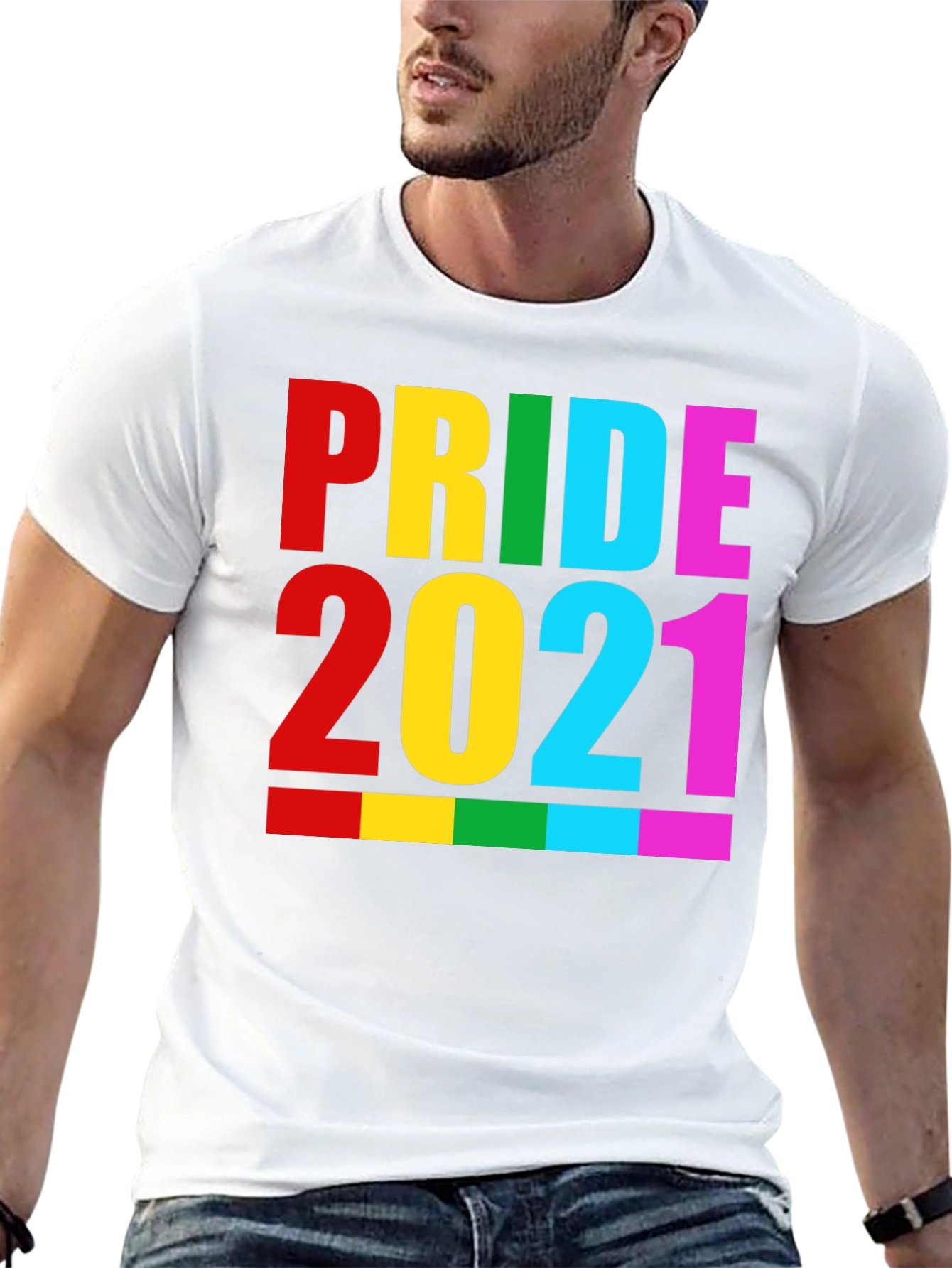 Pride 2021 Black Graphic T-Shirt
