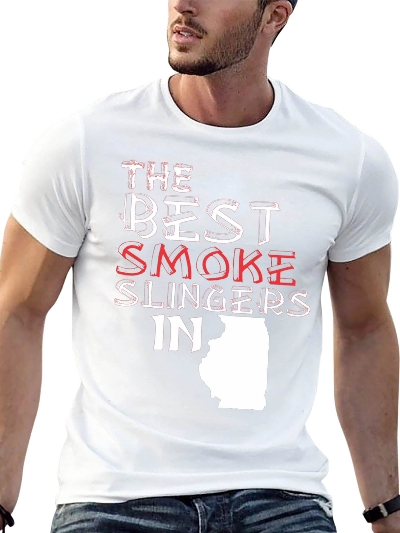 Best Smoke Slingers in Illinois Graphic T-Shirt