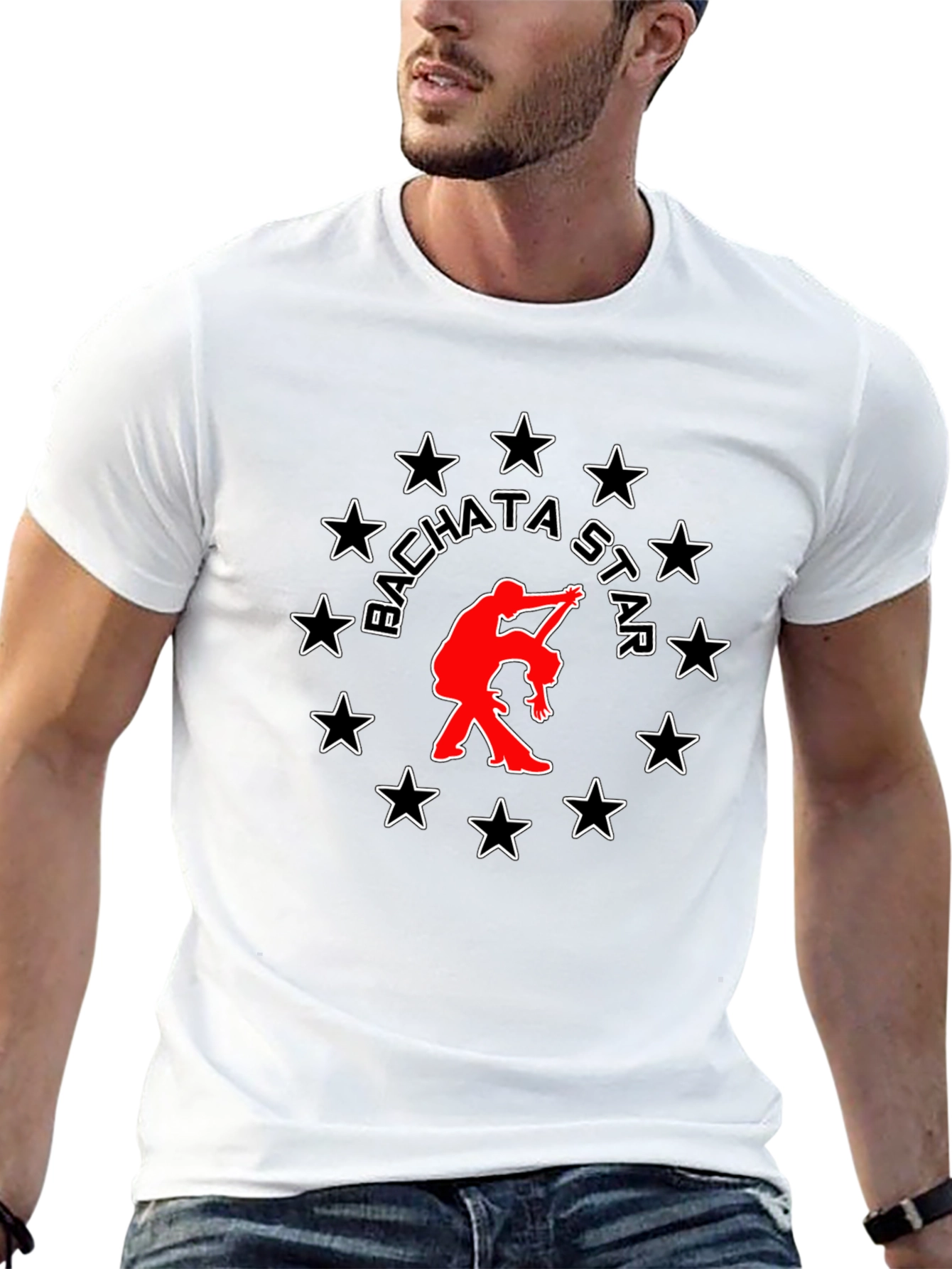 Bachata Star Graphic Tee - Dance Lover Shirt