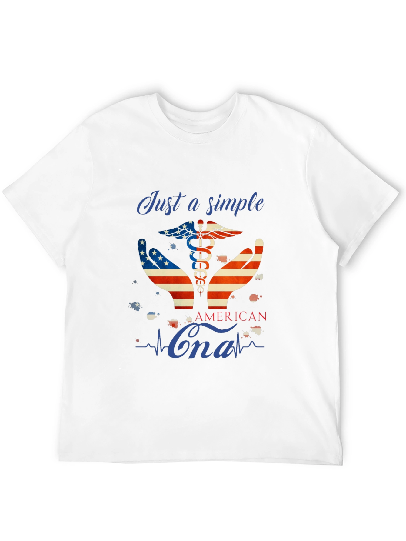 American CNA T-Shirt - Patriotic Healthcare Apparel