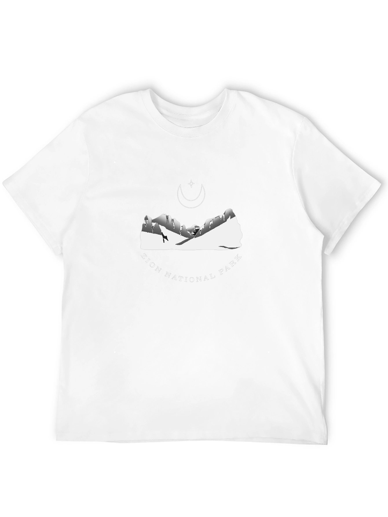 Zion National Park Graphic T-Shirt - Black