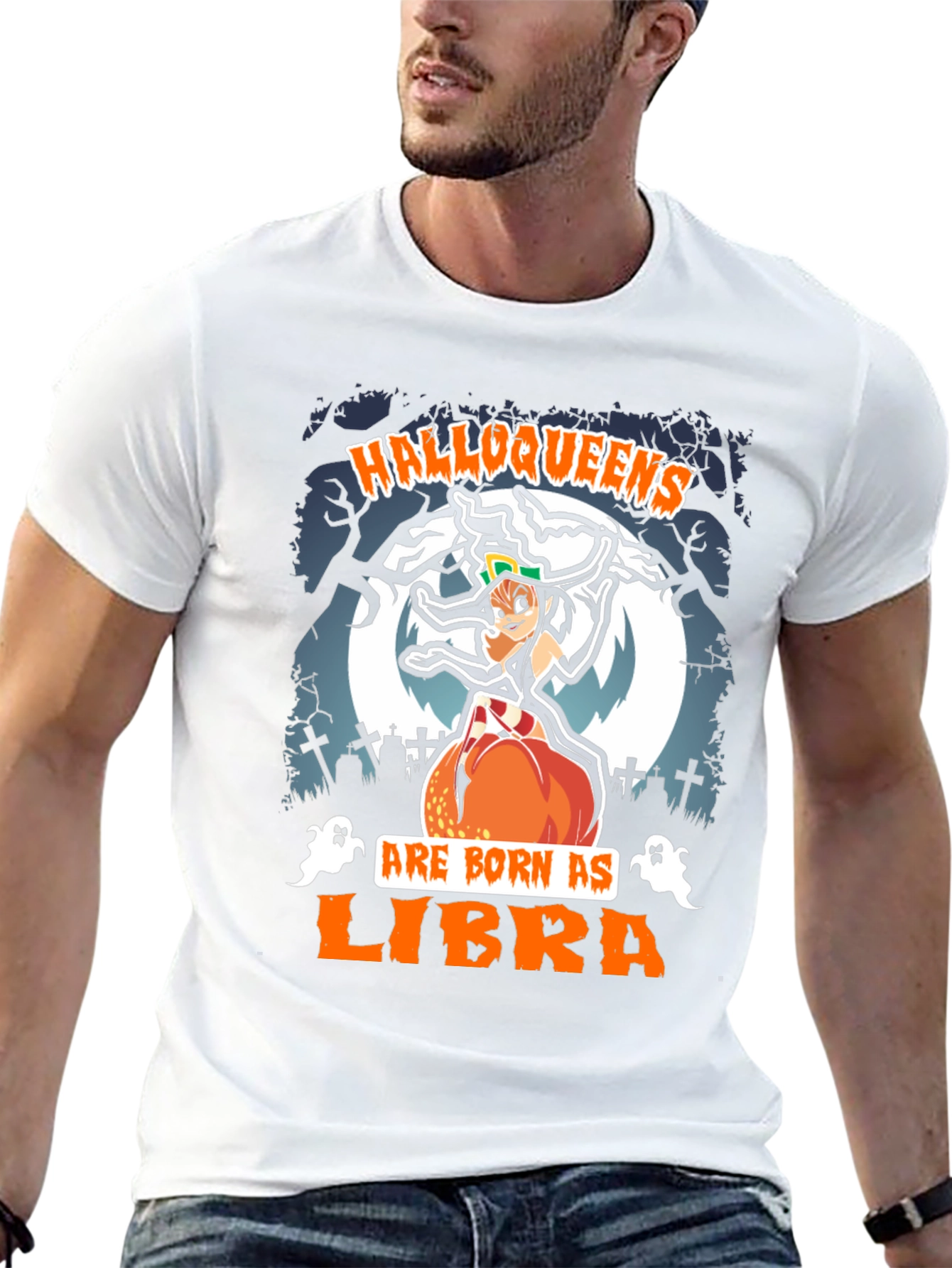 Halloweens Libra Zodiac T-Shirt