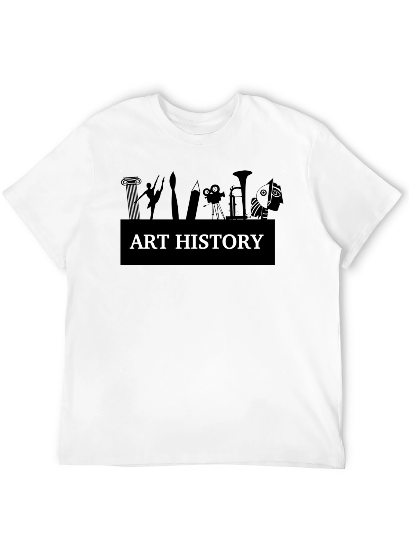 Art History Black T-Shirt