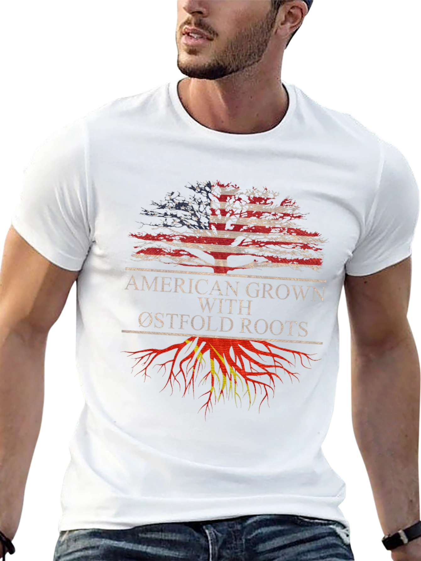 American Grown with Østfold Roots T-Shirt