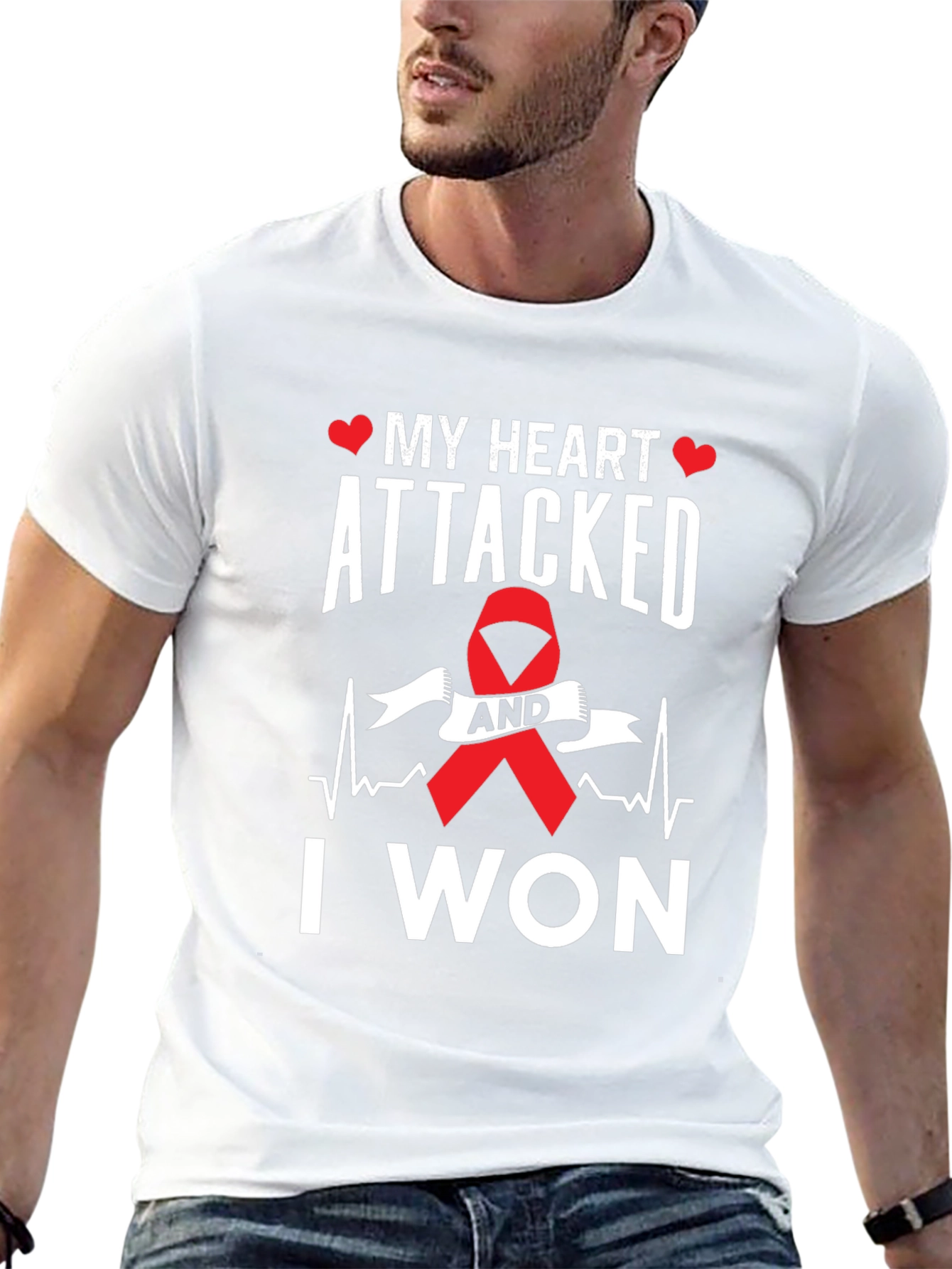 Heart Attack Survivor T-Shirt - I Won