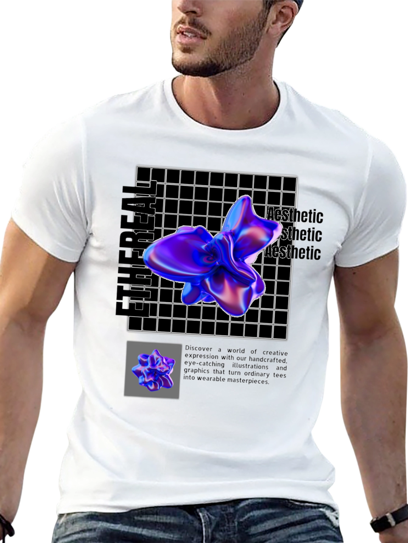 Abstract Aesthetic Design T-Shirt