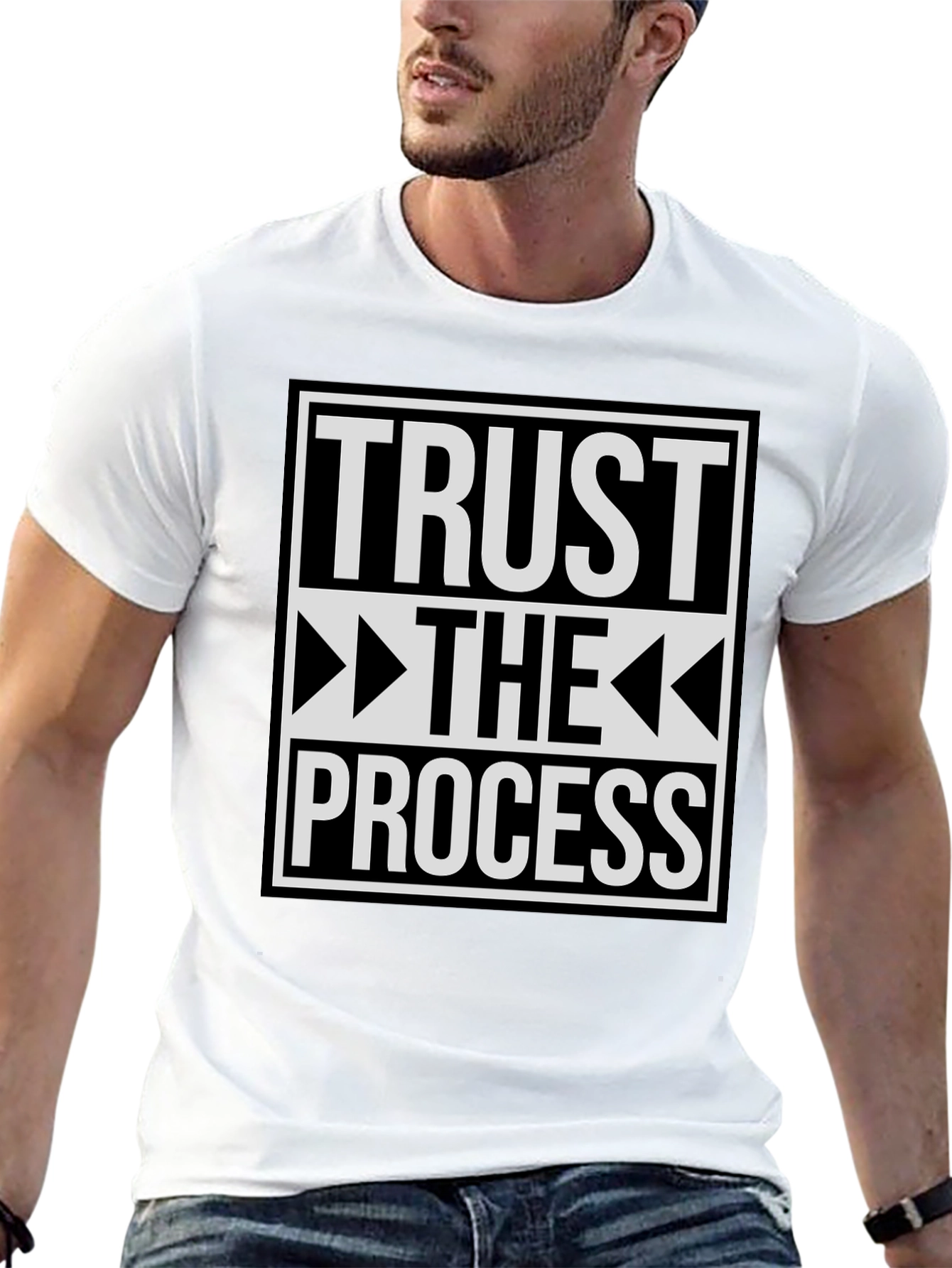 Trust The Process Graphic T-Shirt - Motivational Tee