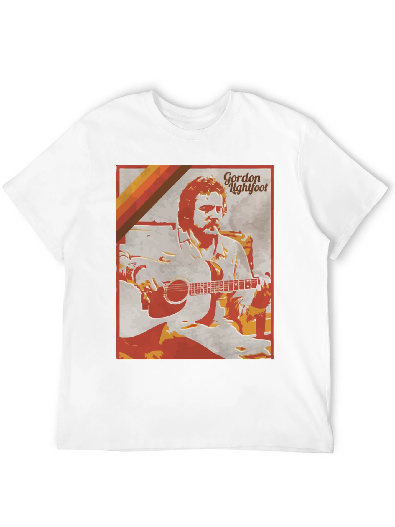 Gordon Lightfoot Graphic T-Shirt - Retro Style