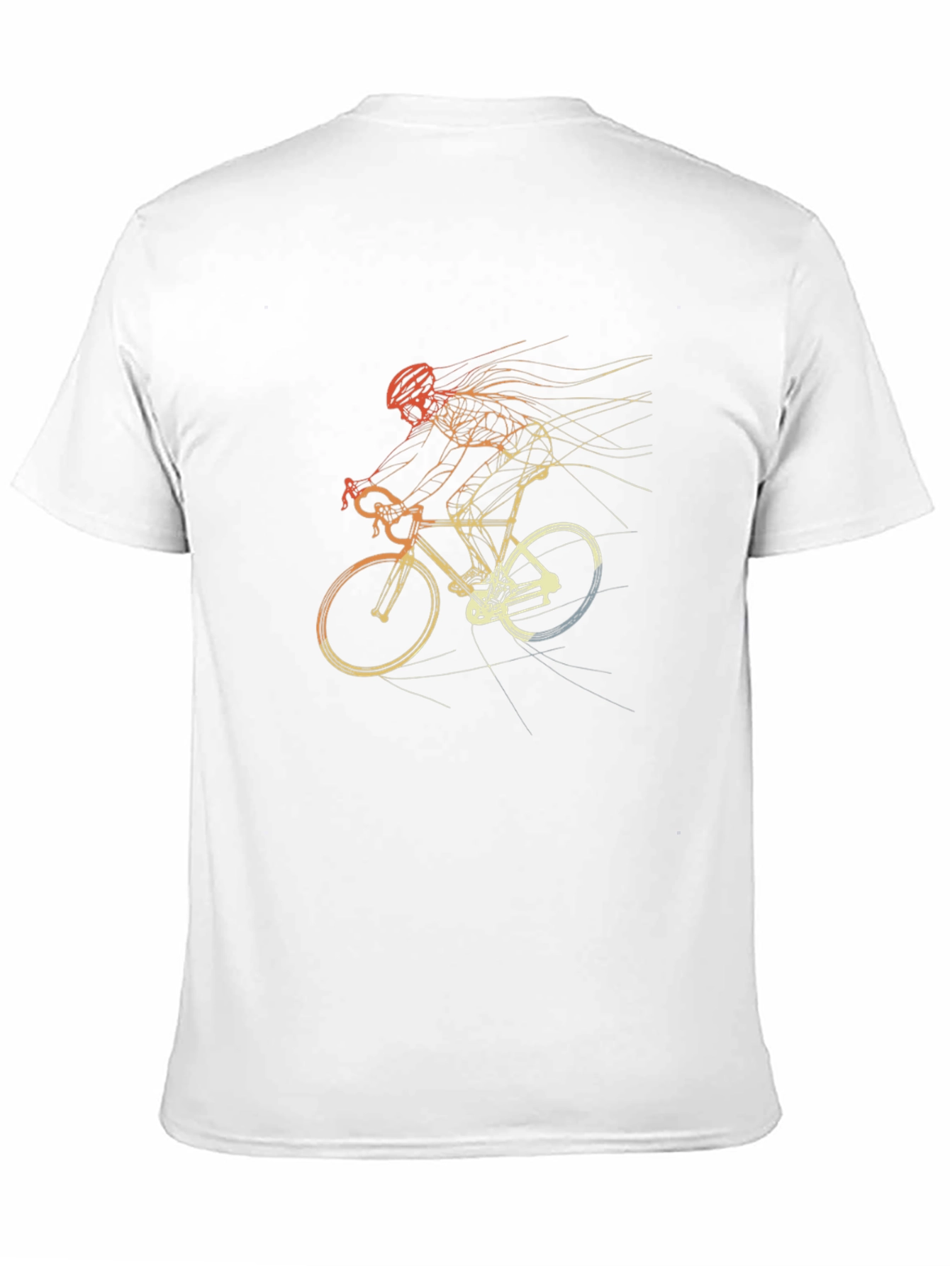 Cycling Sketch T-Shirt - Unique Graphic Tee