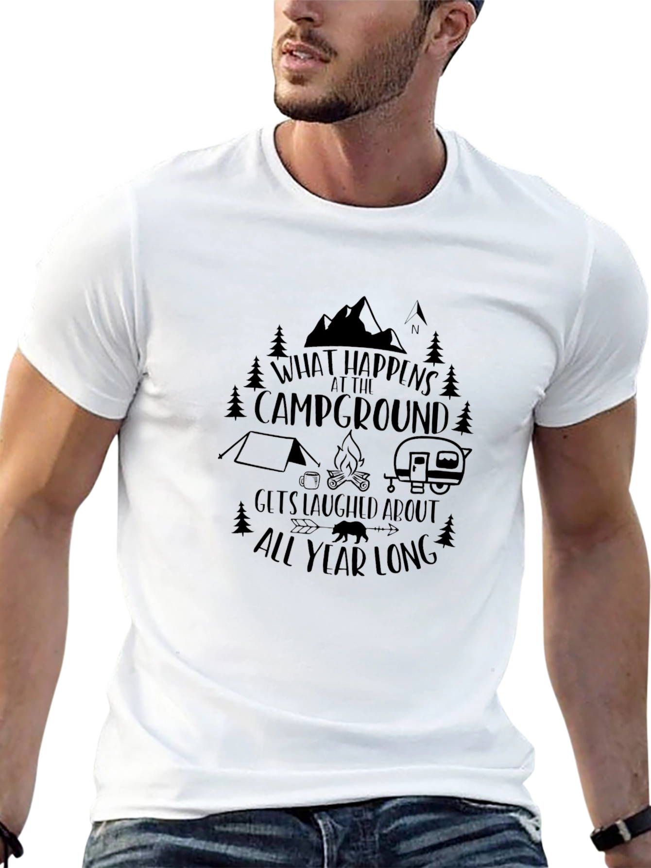 Campground T-Shirt - What Happens at the Campground