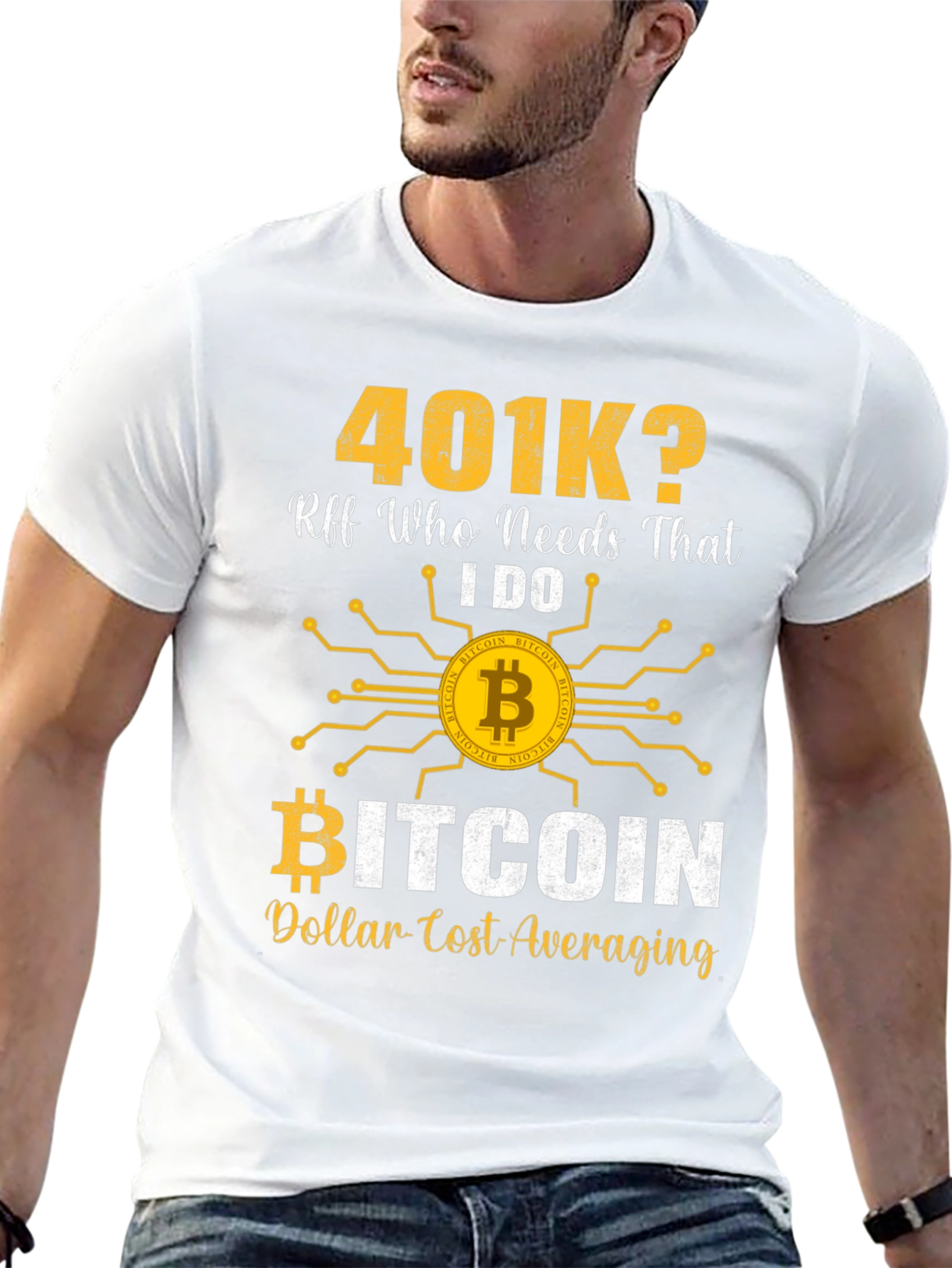 Bitcoin 401k T-Shirt Crypto Investing Tee