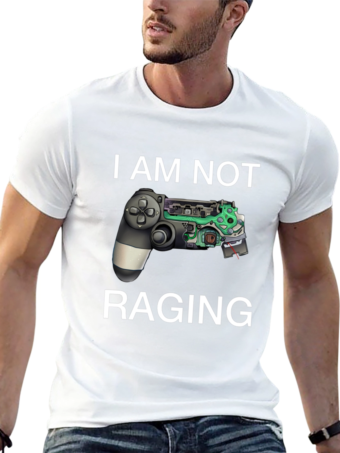 I Am Not Raging Gamer T-Shirt