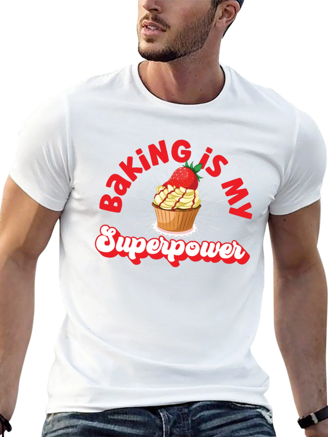 Baking is My Superpower Graphic T-Shirt