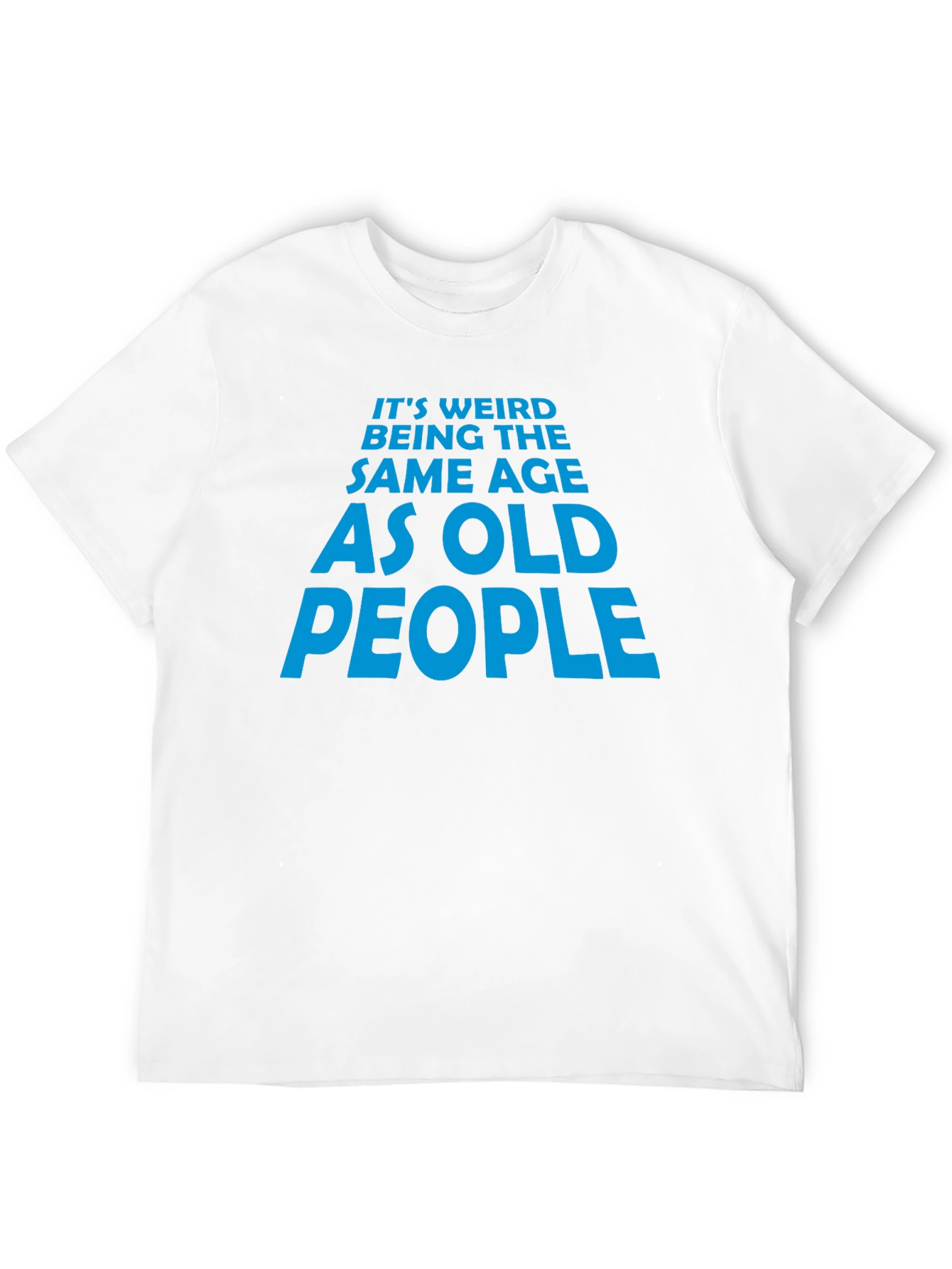 Funny Old People Graphic Tee - Black Cotton T-Shirt