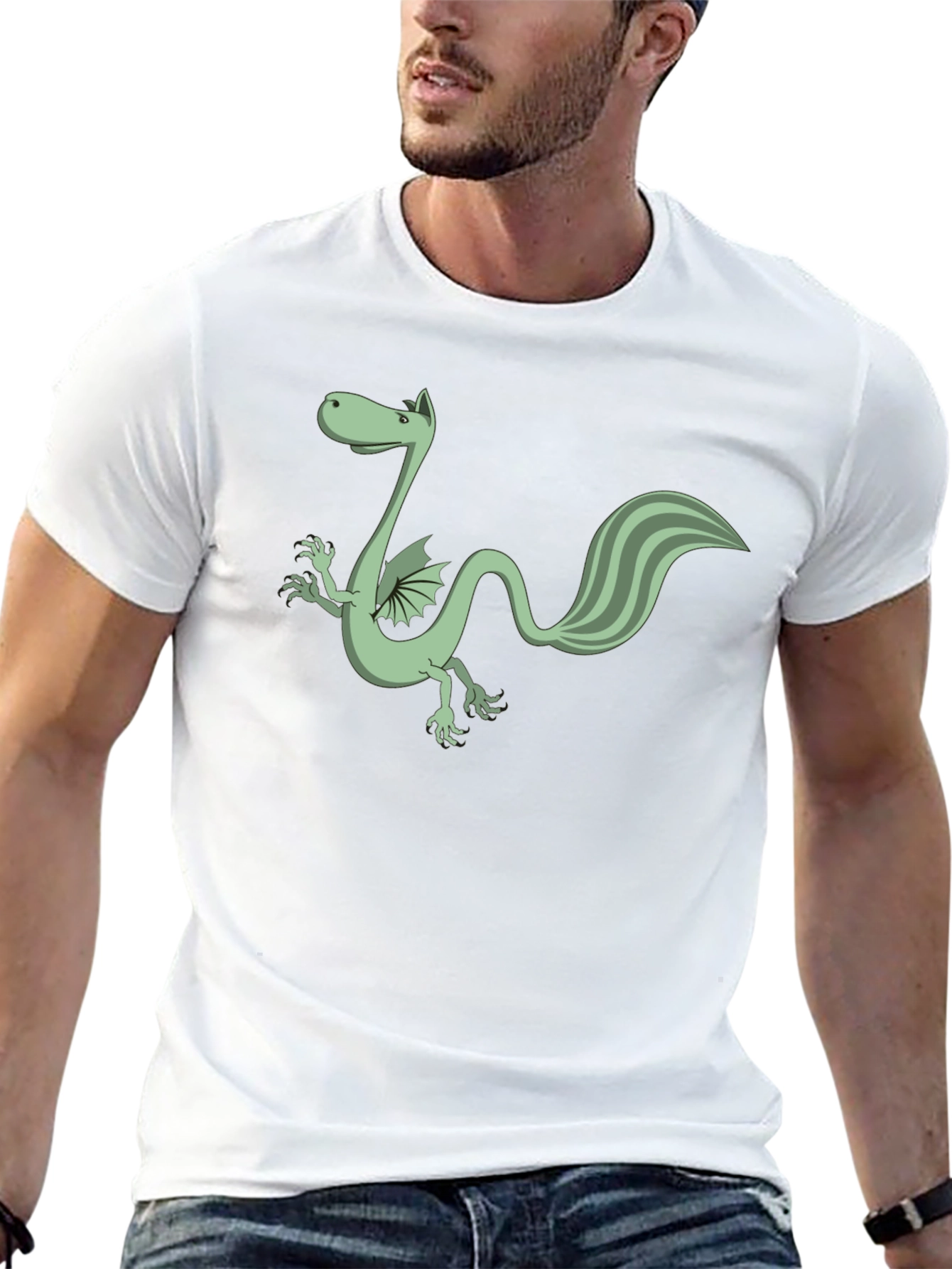 Dragon Graphic Black T-Shirt - Casual Style