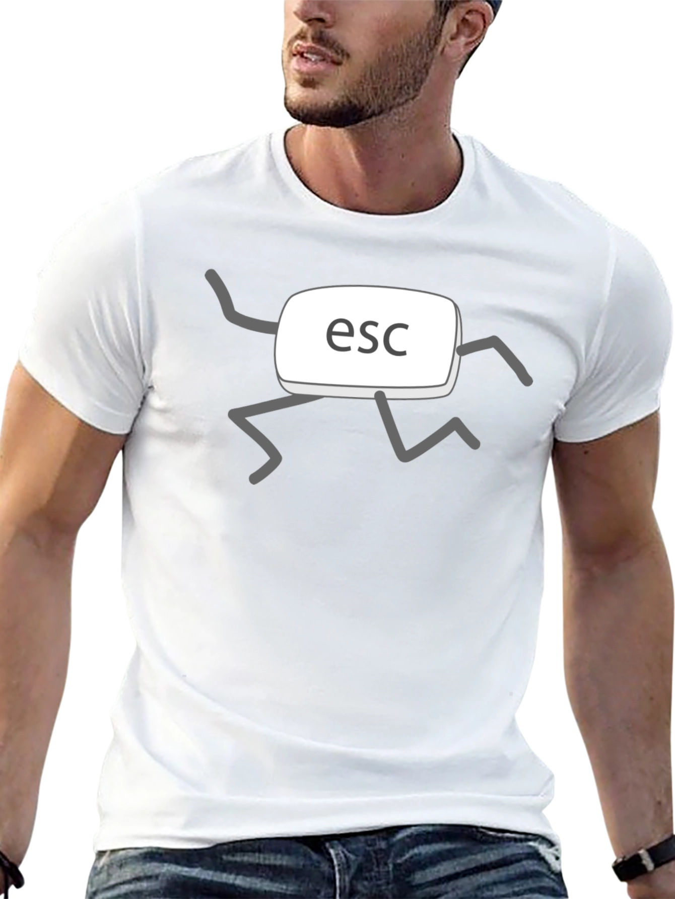 Escape Key T-Shirt - Funny Programmer Geek Tee