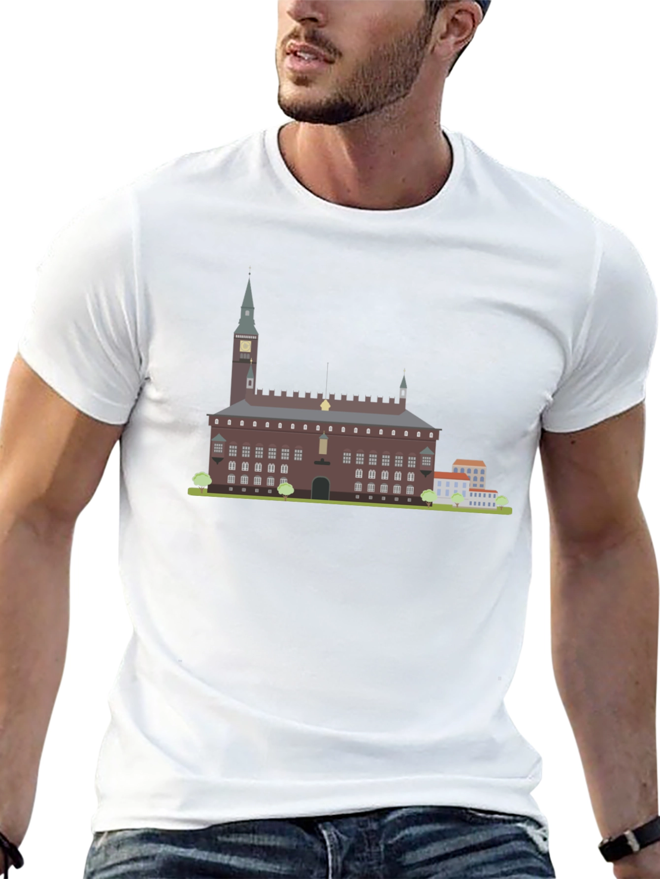 Copenhagen City Hall Graphic T-Shirt