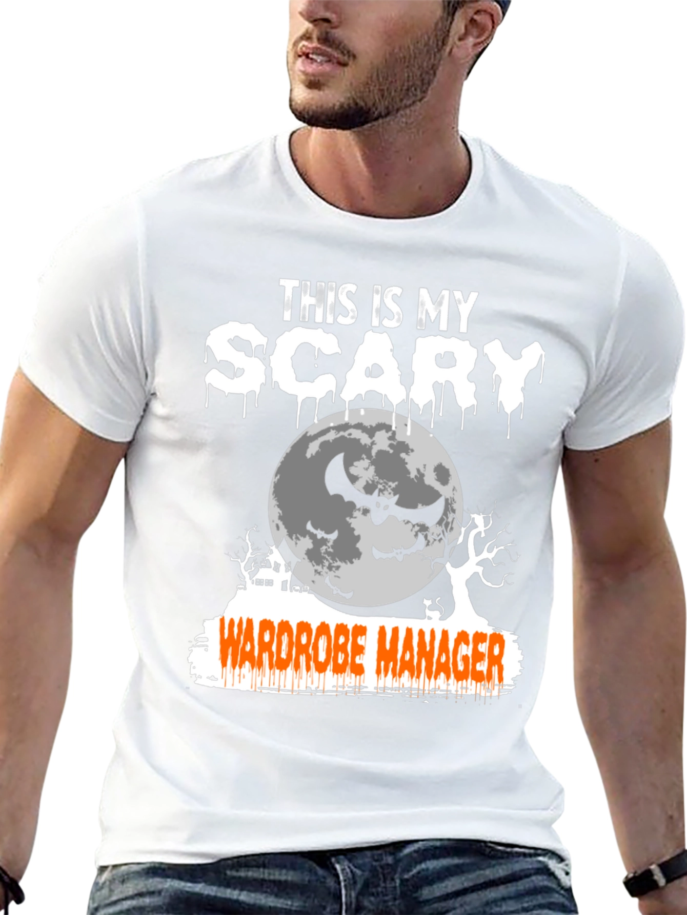 Scary Wardrobe Manager Halloween T-Shirt