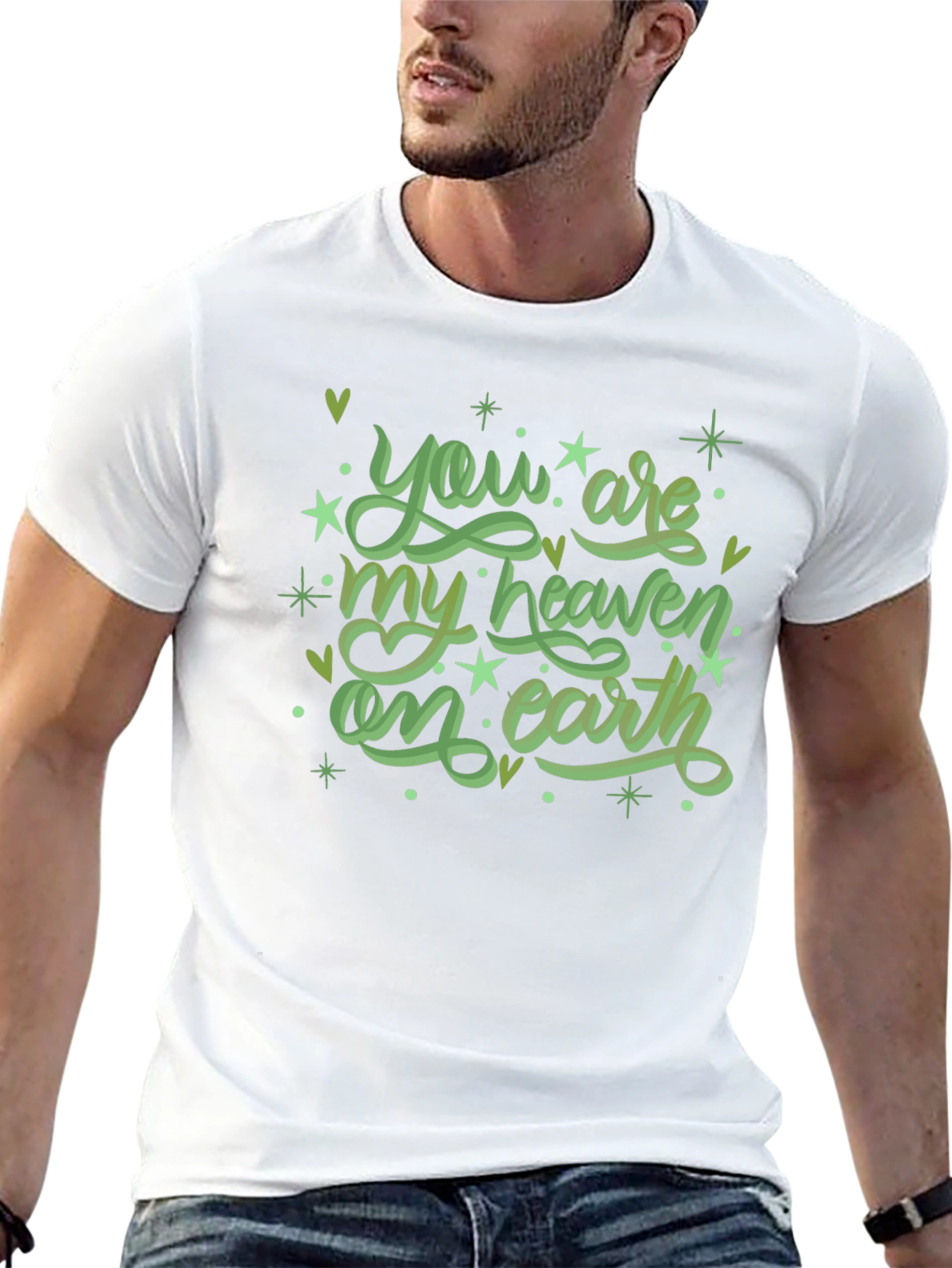 Heaven On Earth Black Graphic Tee