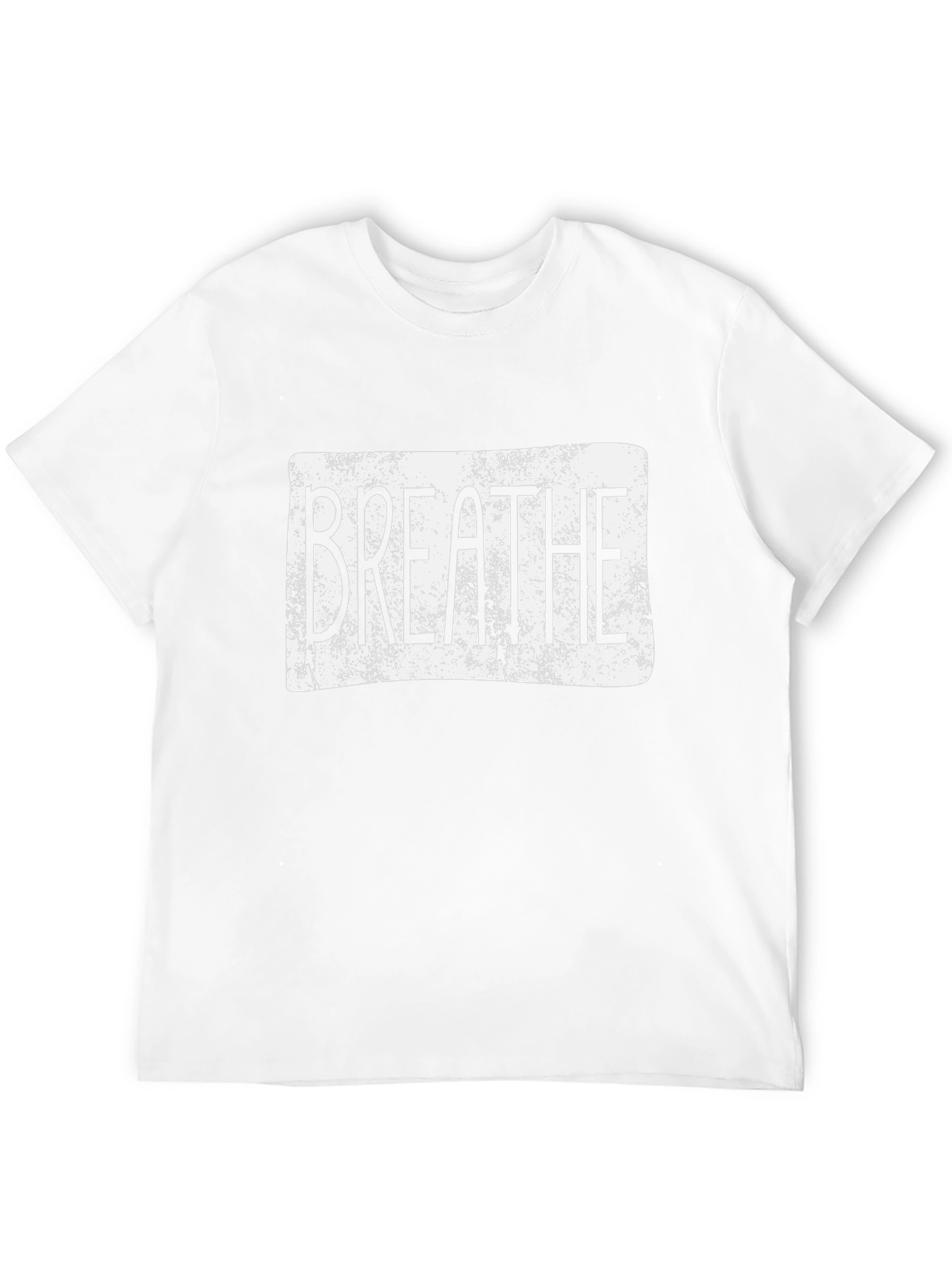 Breathe Graphic T-Shirt - Black Casual Tee