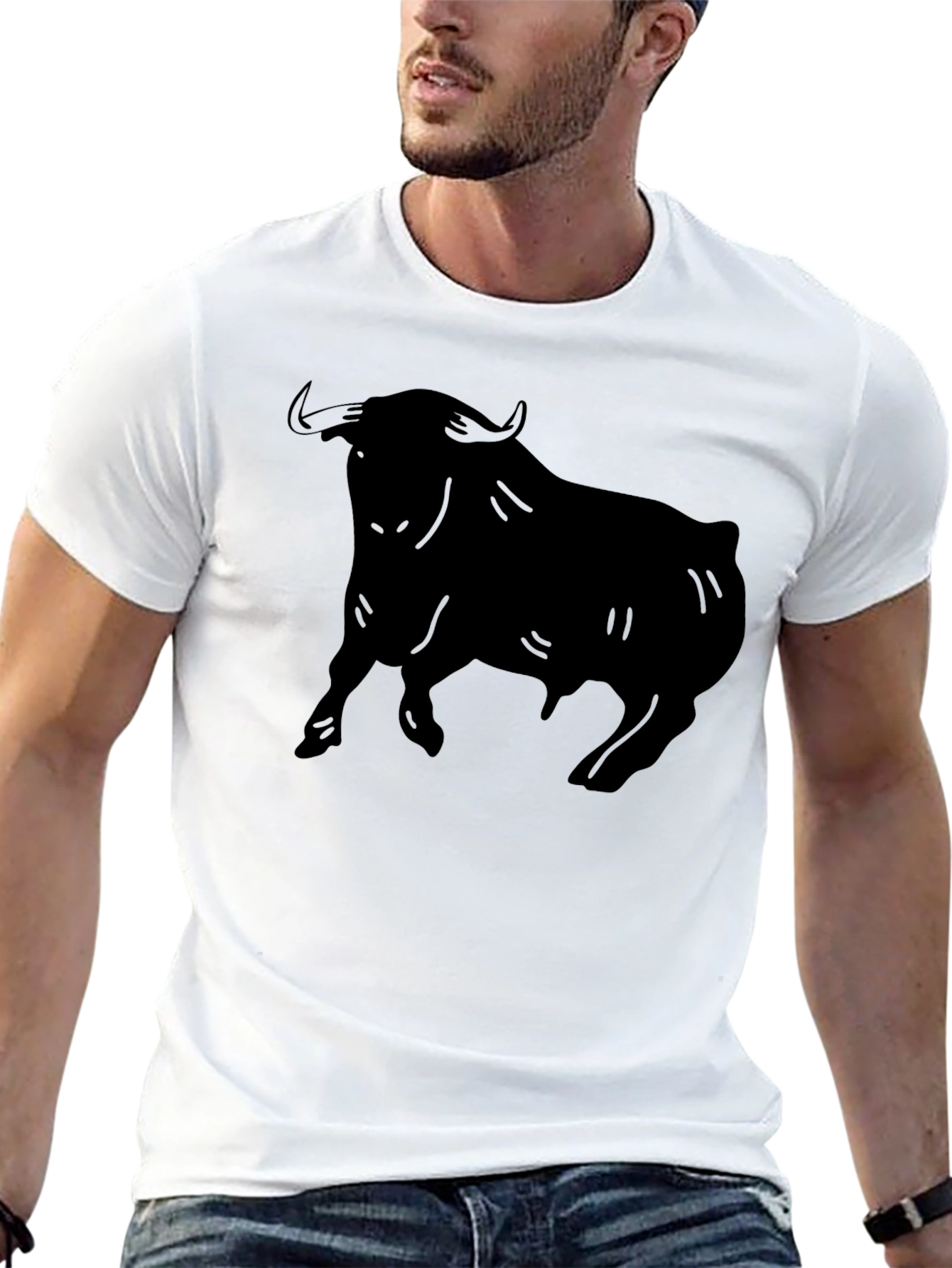 Black Bull Graphic Tee - Mens