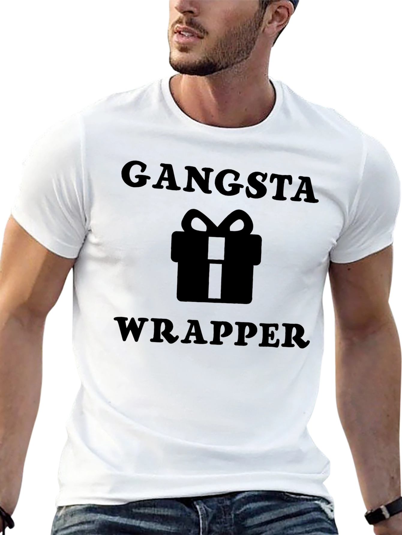 Gangsta Wrapper Gift Graphic T-Shirt
