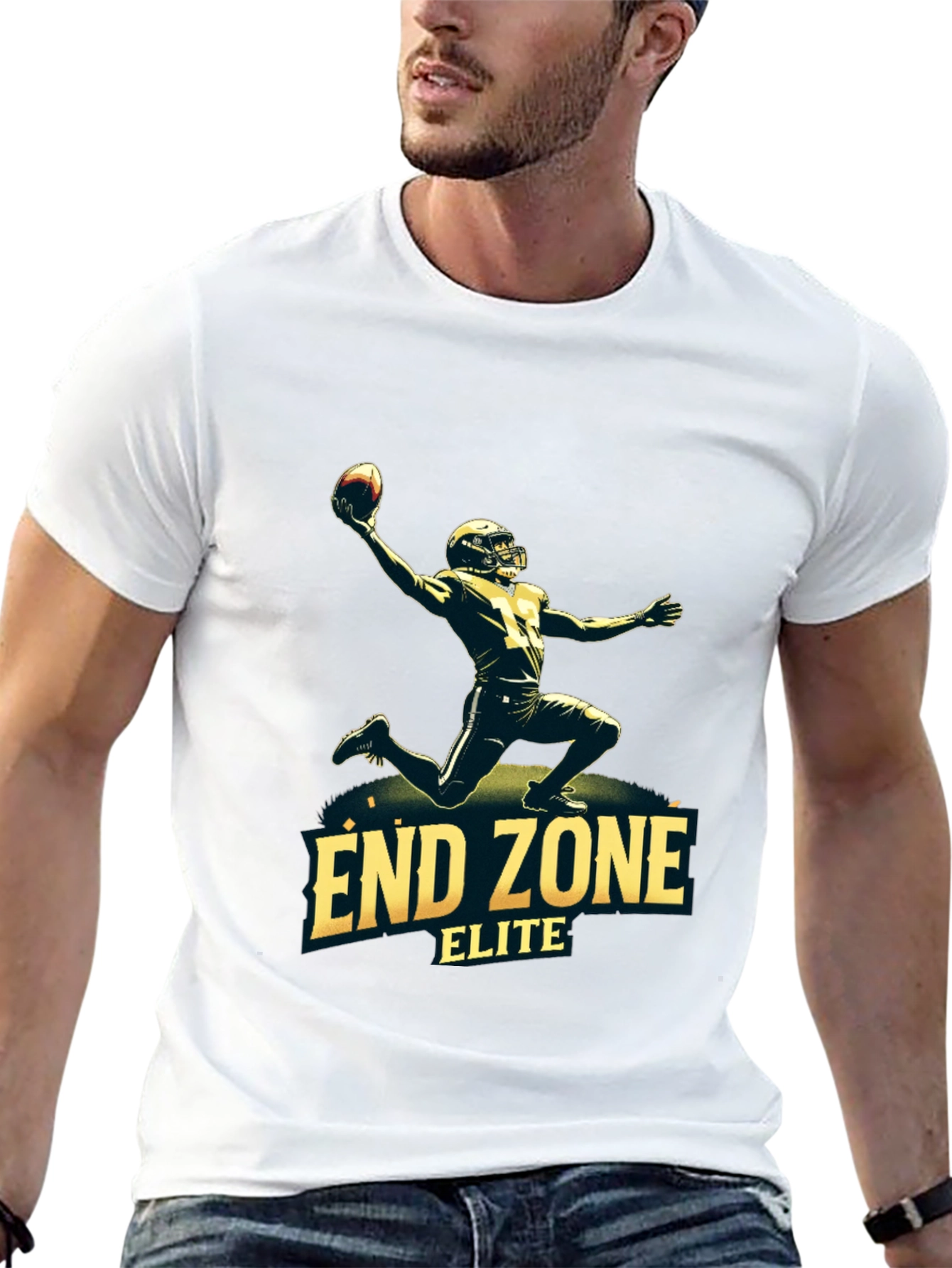 End Zone Elite Football T-Shirt