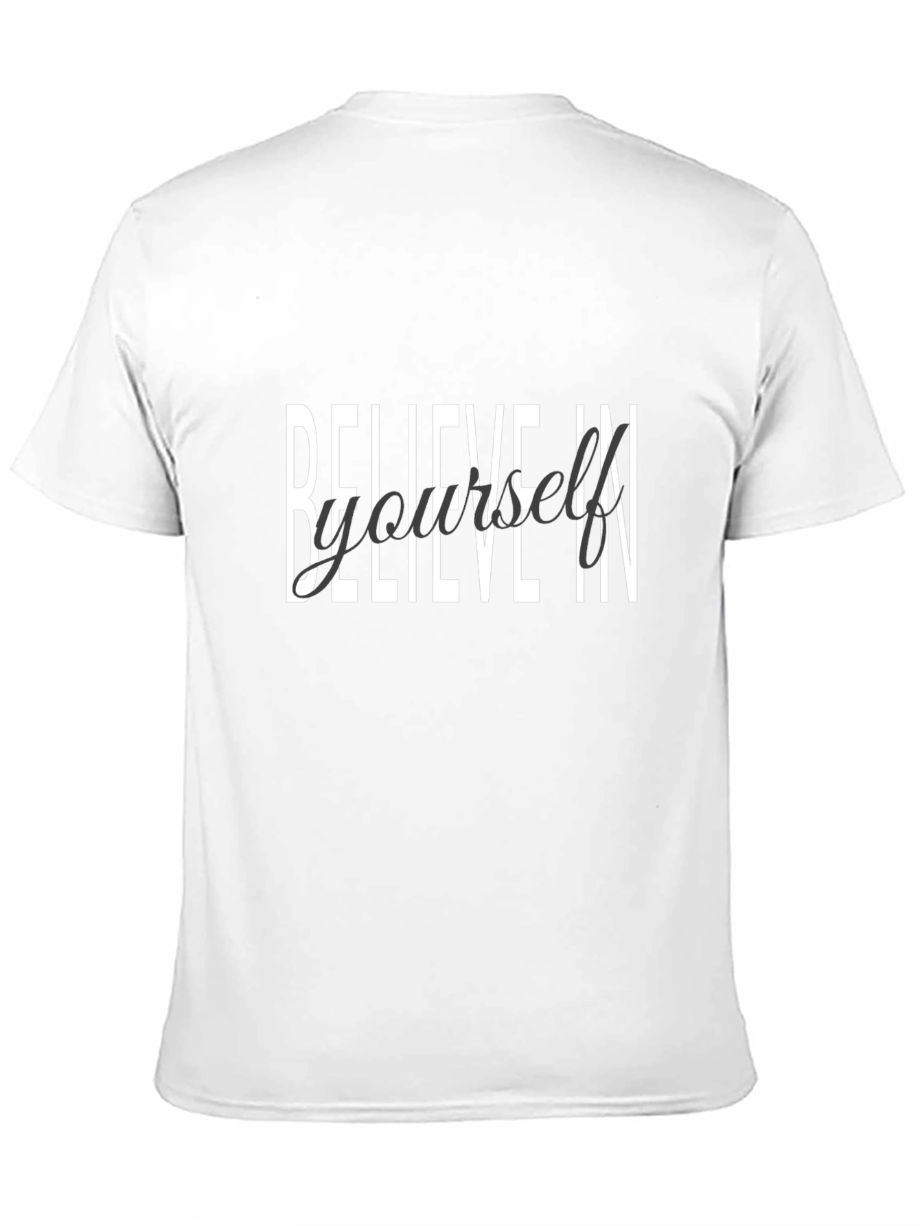 Believe in Yourself Black Graphic Tee
