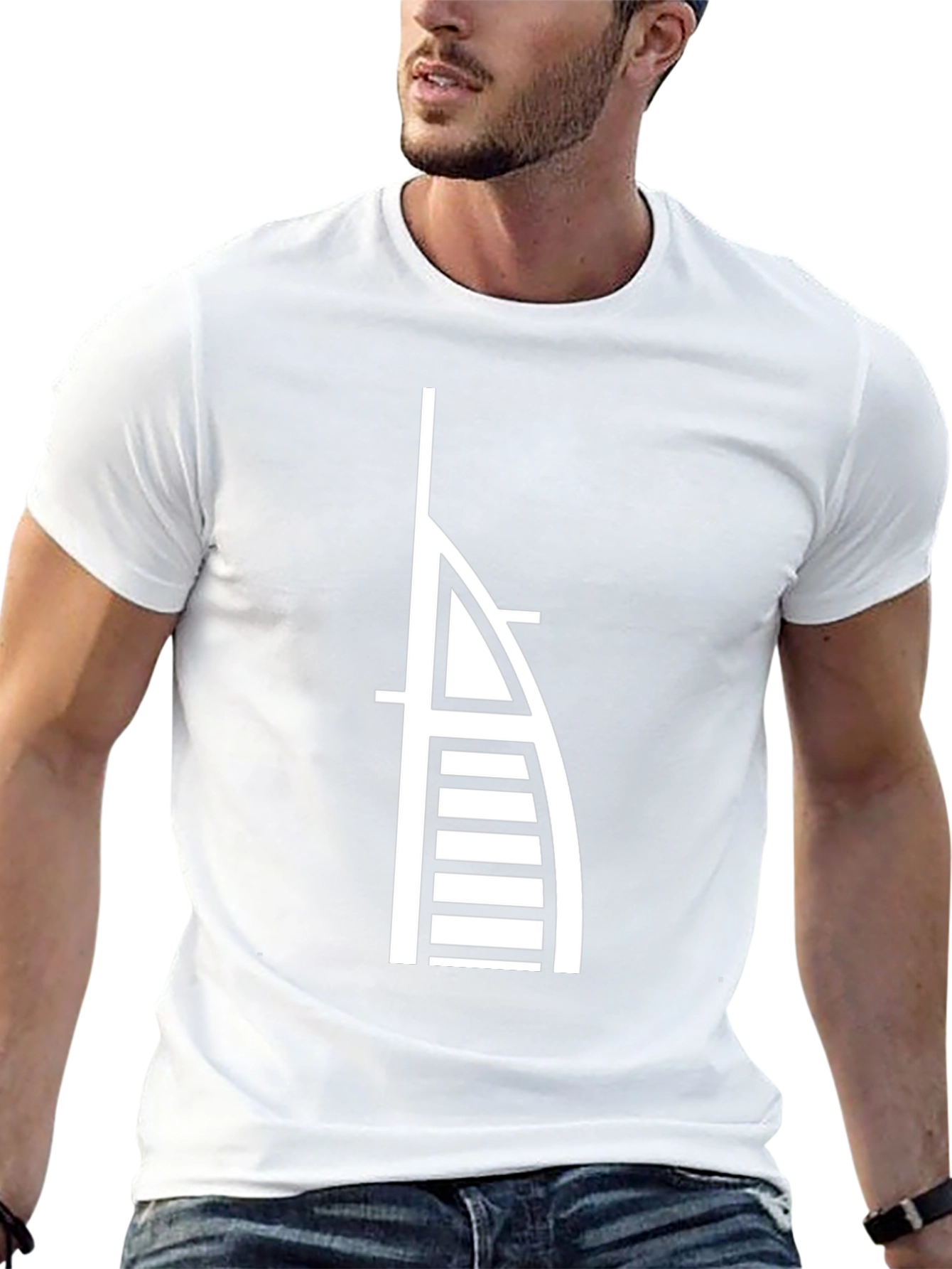 Dubai Silhouette T-Shirt - Modern Graphic Tee