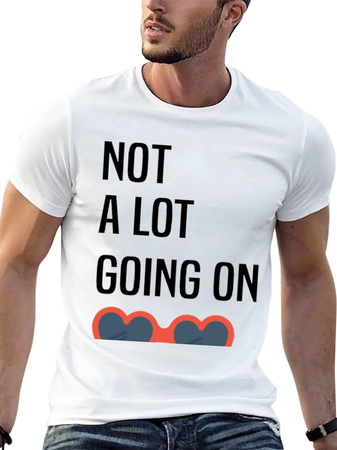 Funny Not A Lot Going On Graphic Tee