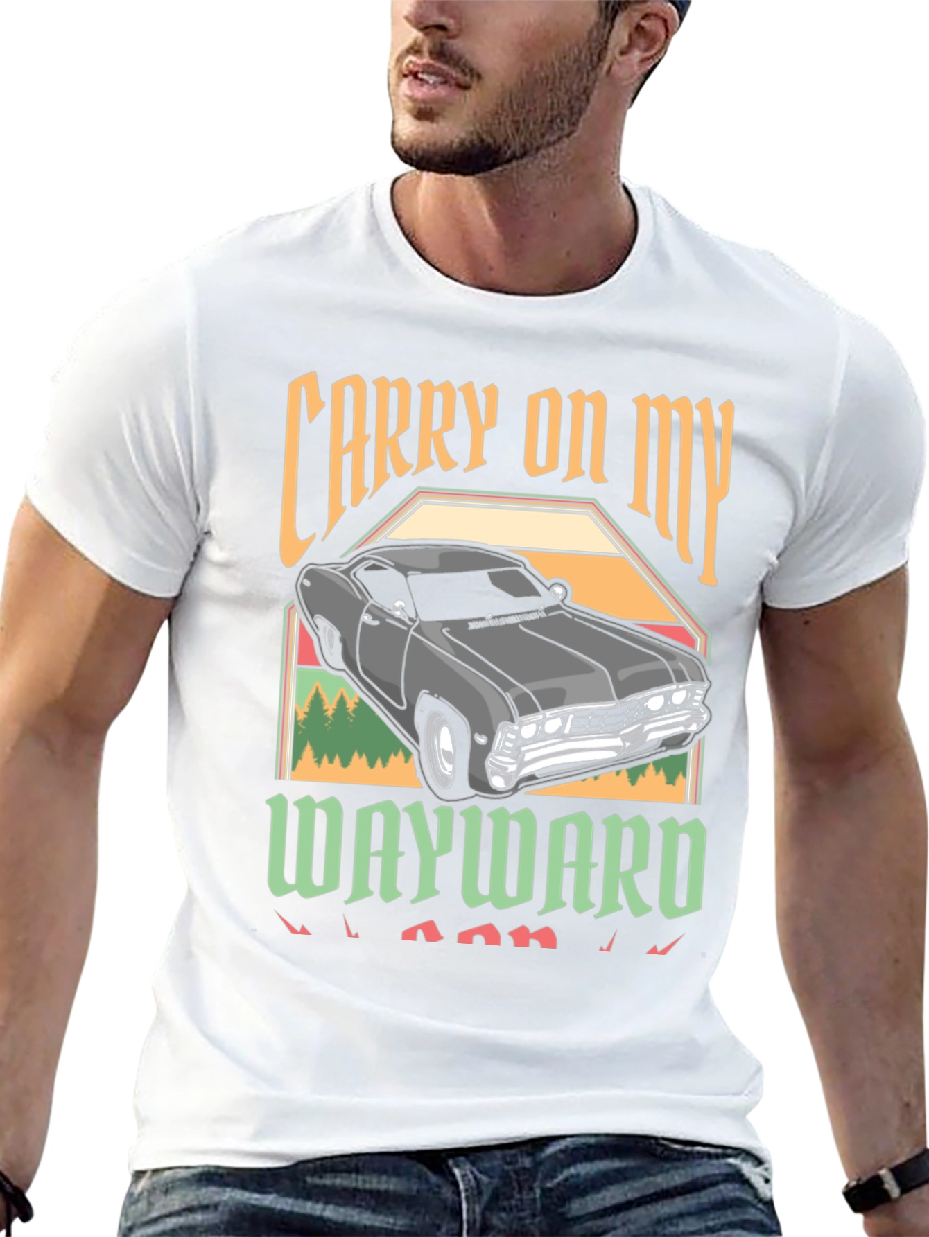 Carry On My Wayward Car T-Shirt
