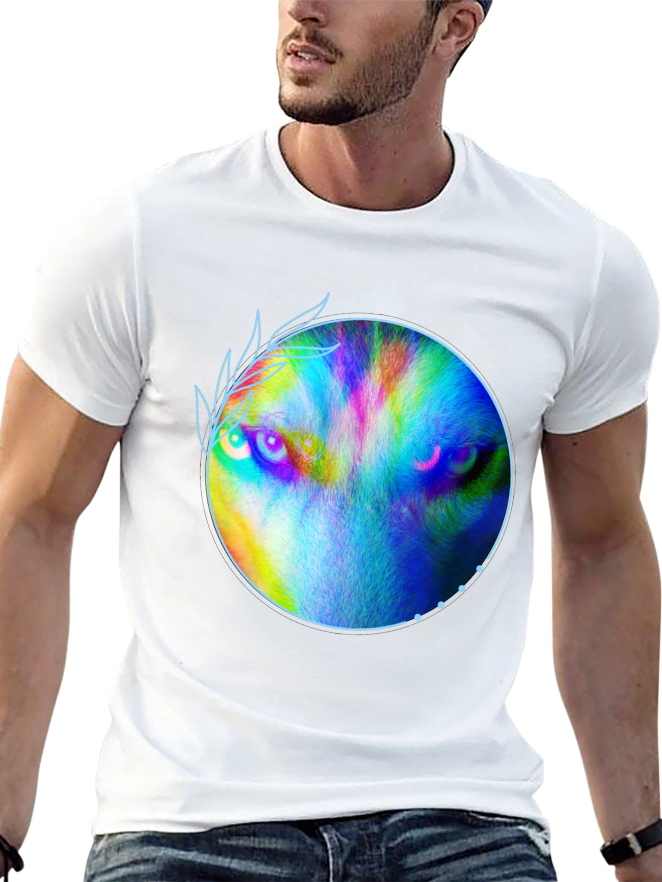 Wolf Eyes T-Shirt - Artistic Graphic Tee