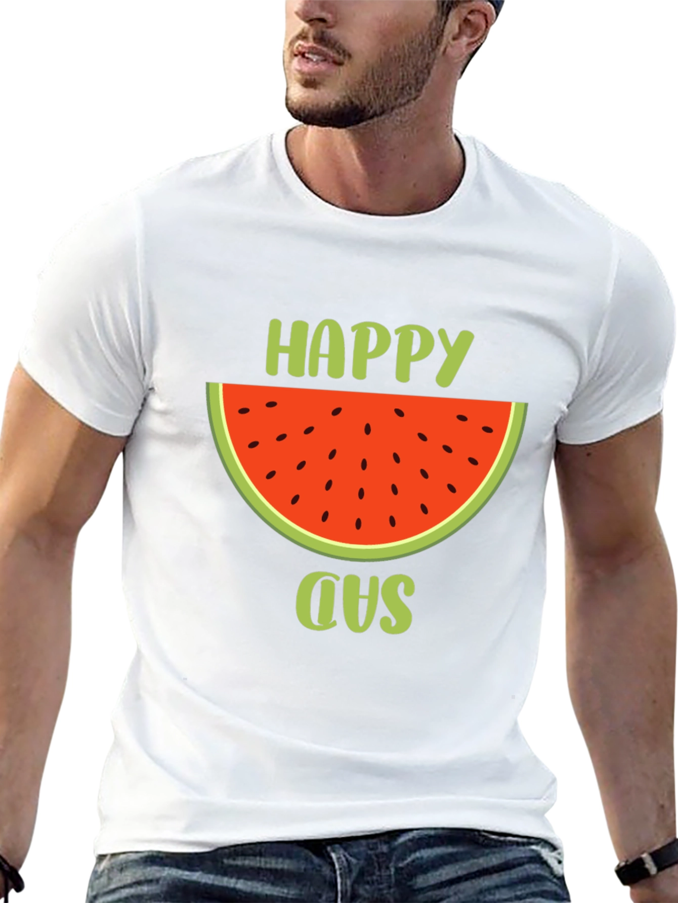 Happy Sad Watermelon Graphic Tee