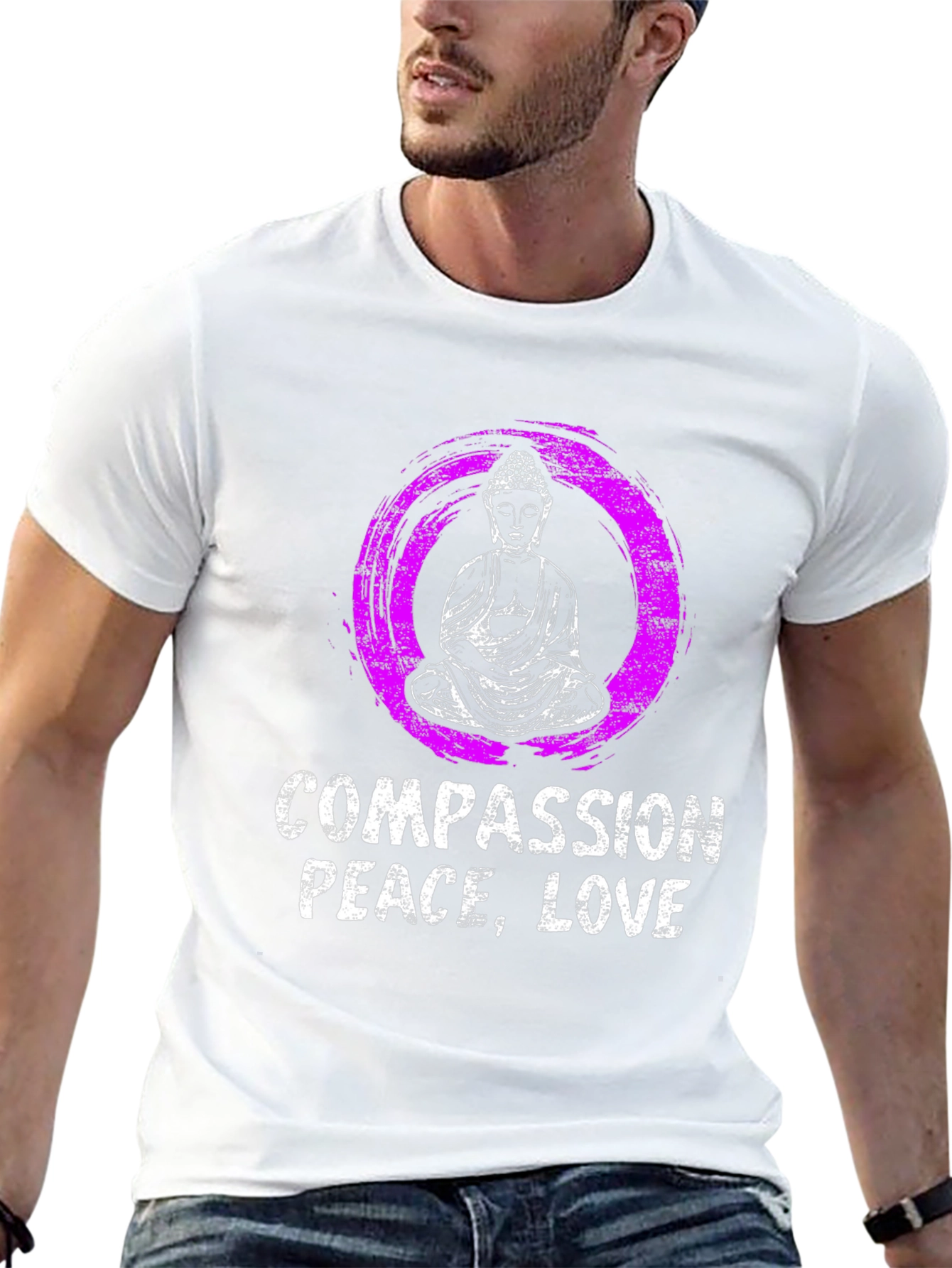 Compassion Peace Love Graphic Tee