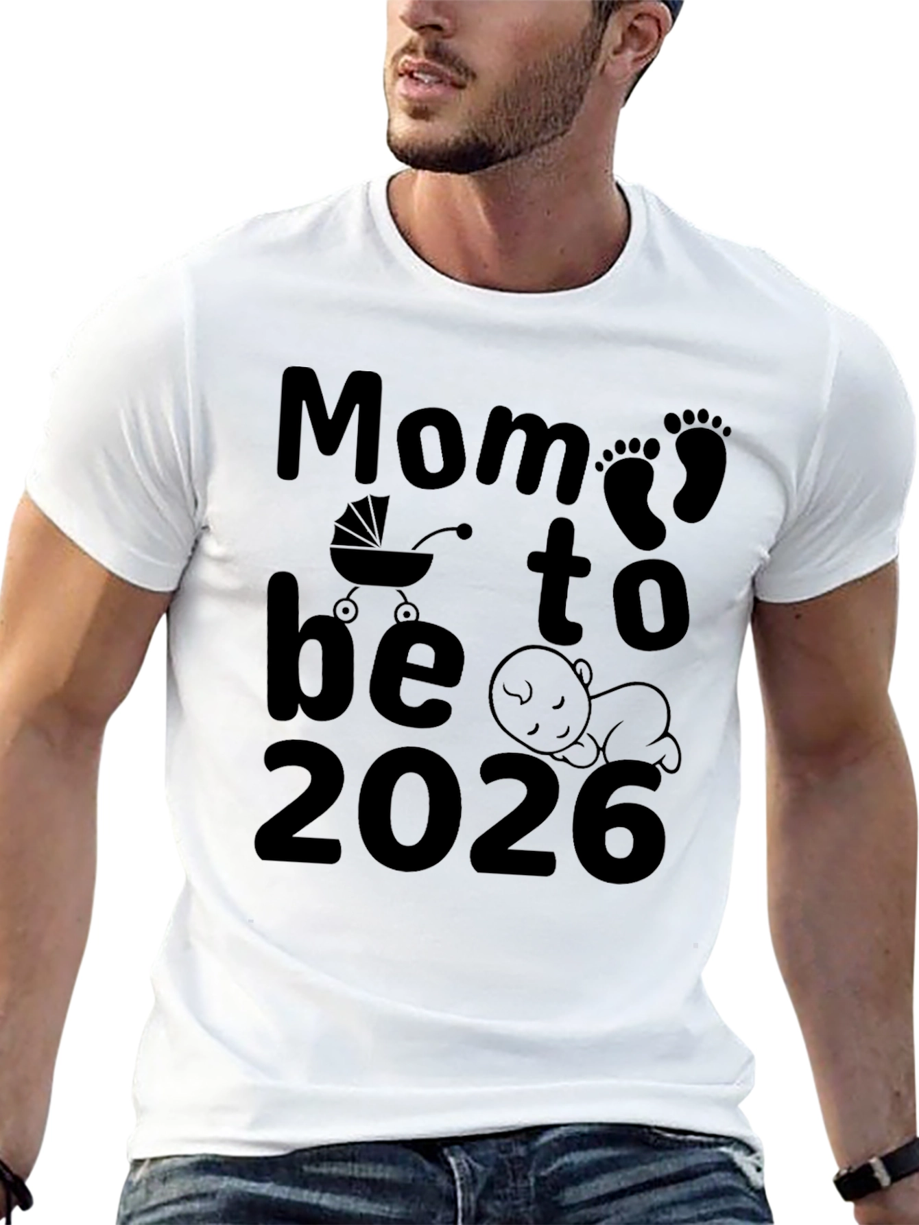 Mom to Be 2026 T-Shirt - Expecting Mom Tee
