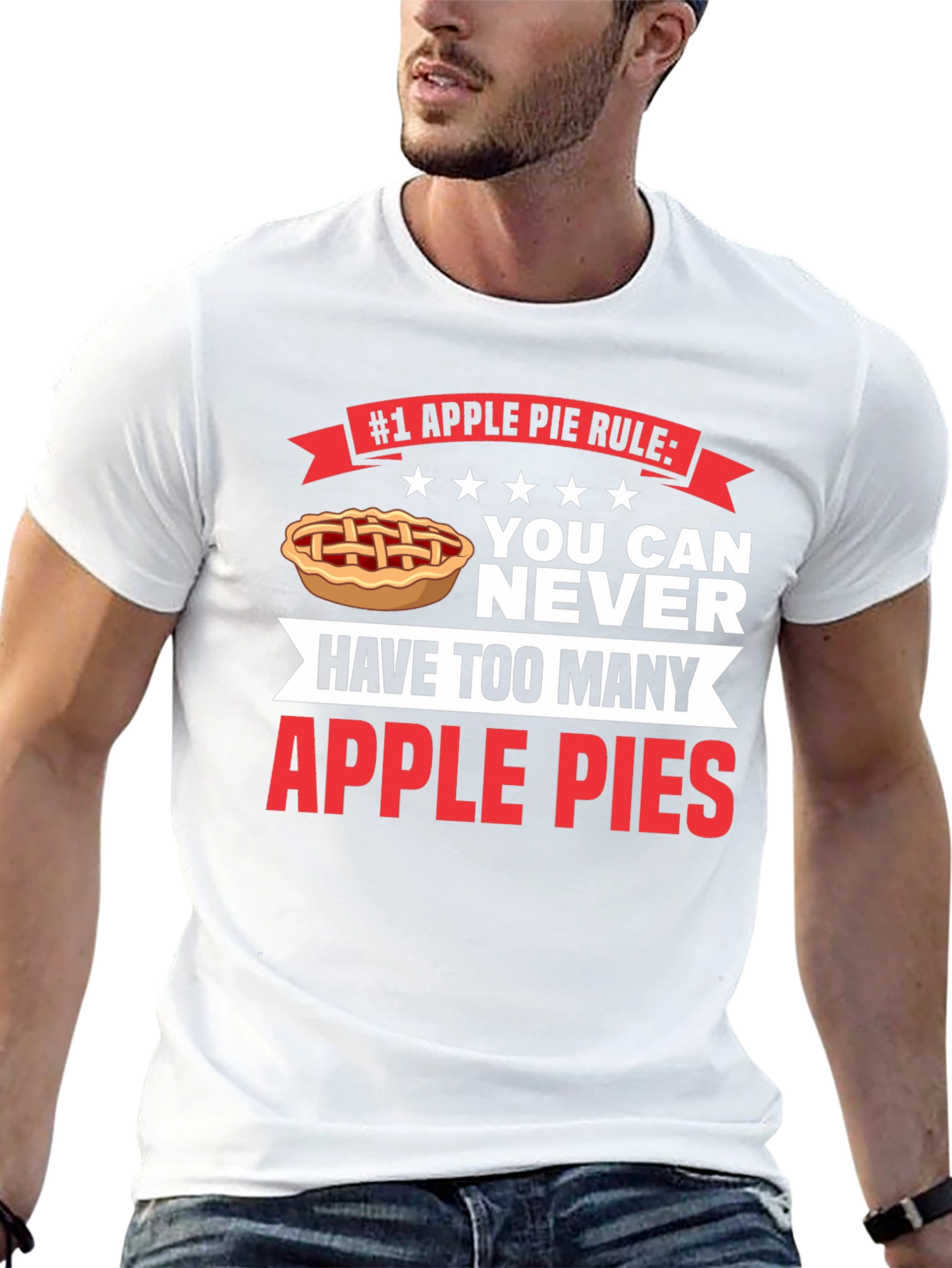 Apple Pie Rule T-Shirt - Funny Foodie Tee