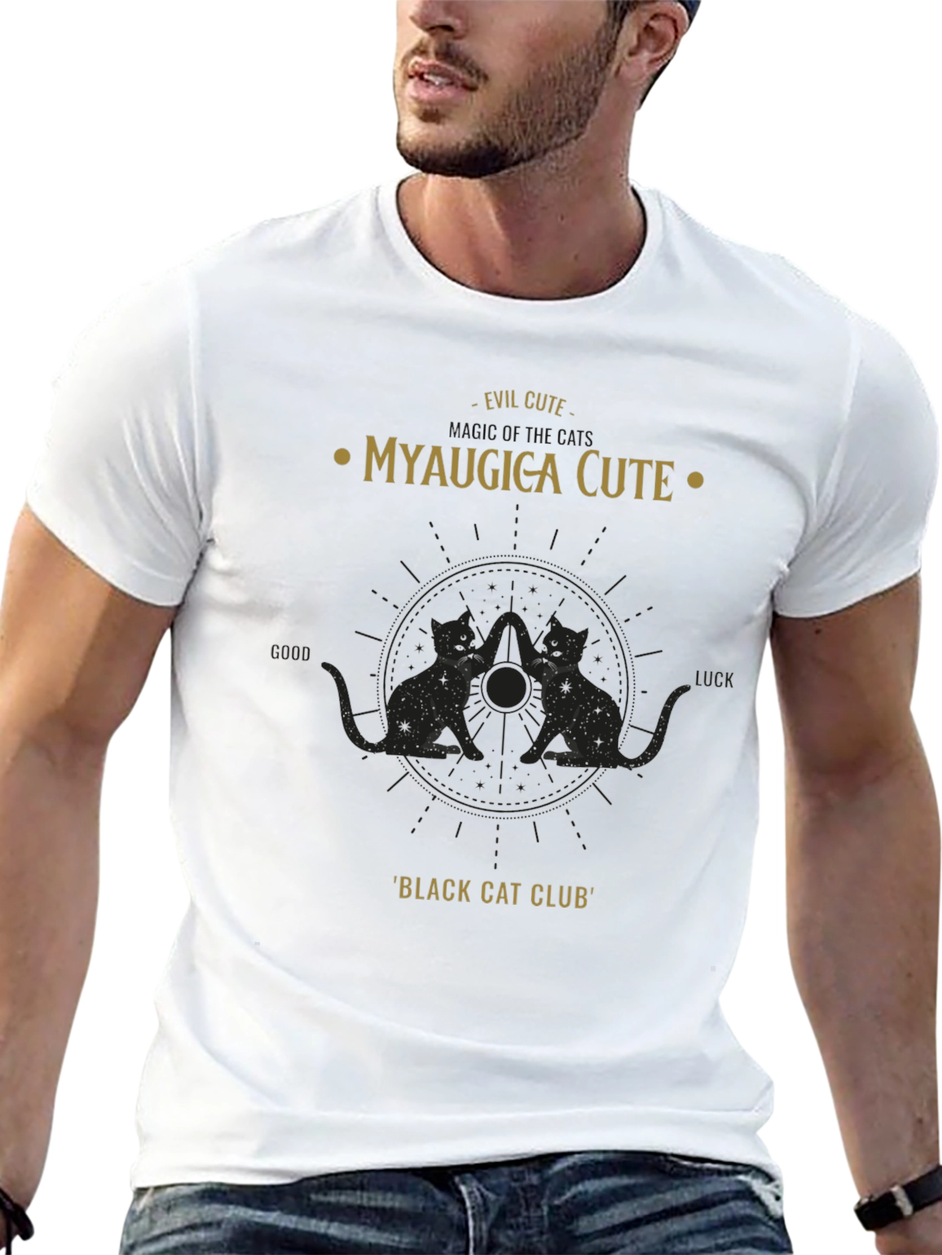 Evil Cute Myauigica Graphic Tee