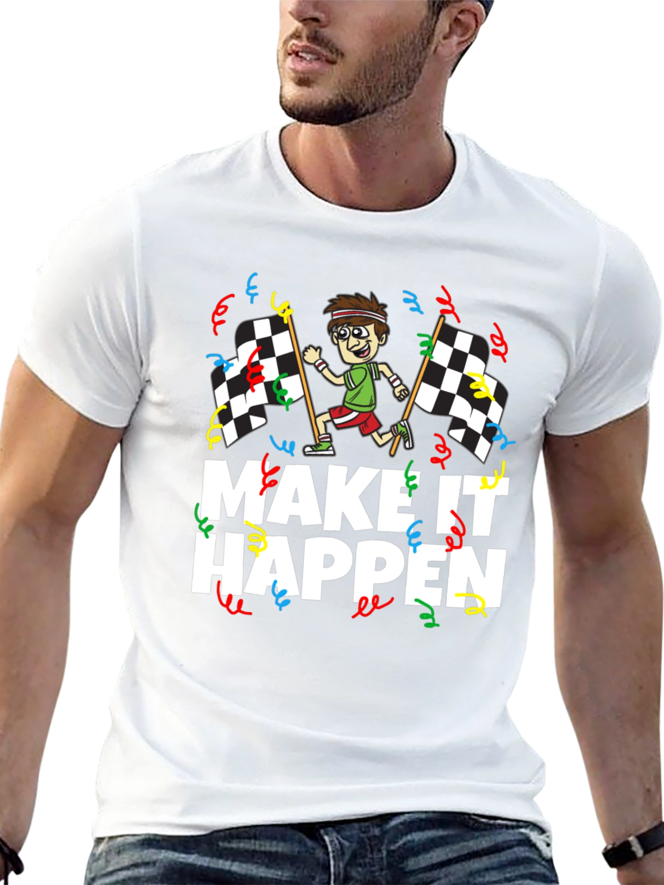 Make It Happen Runner T-Shirt