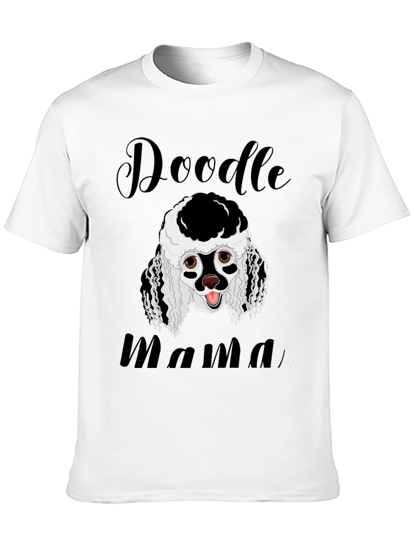 Doodle Mama Black T-Shirt Dog Lover Tee
