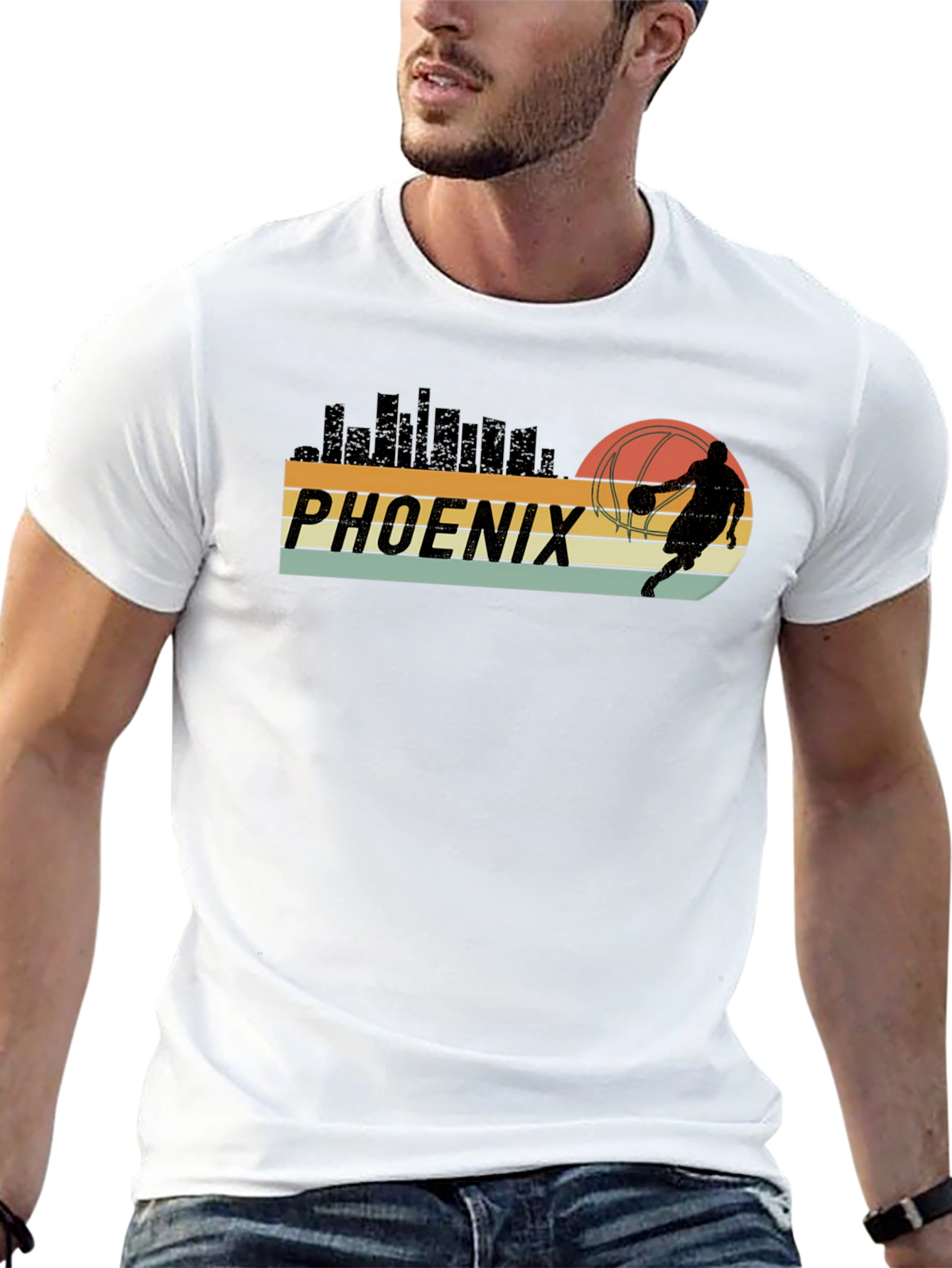 Phoenix Basketball Retro T-Shirt