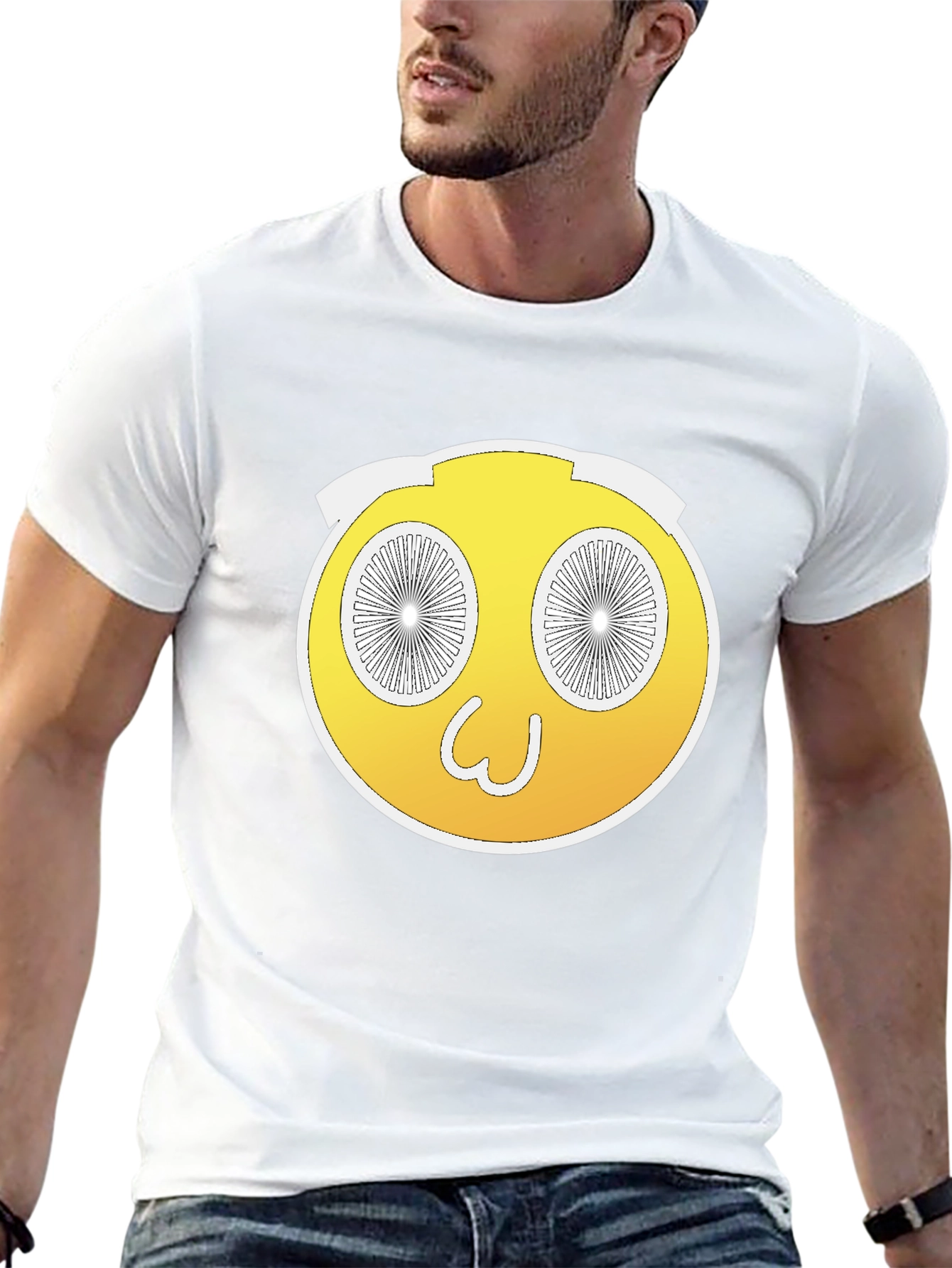 Wacky Yellow Emoji T-Shirt - Fun and Unique Design