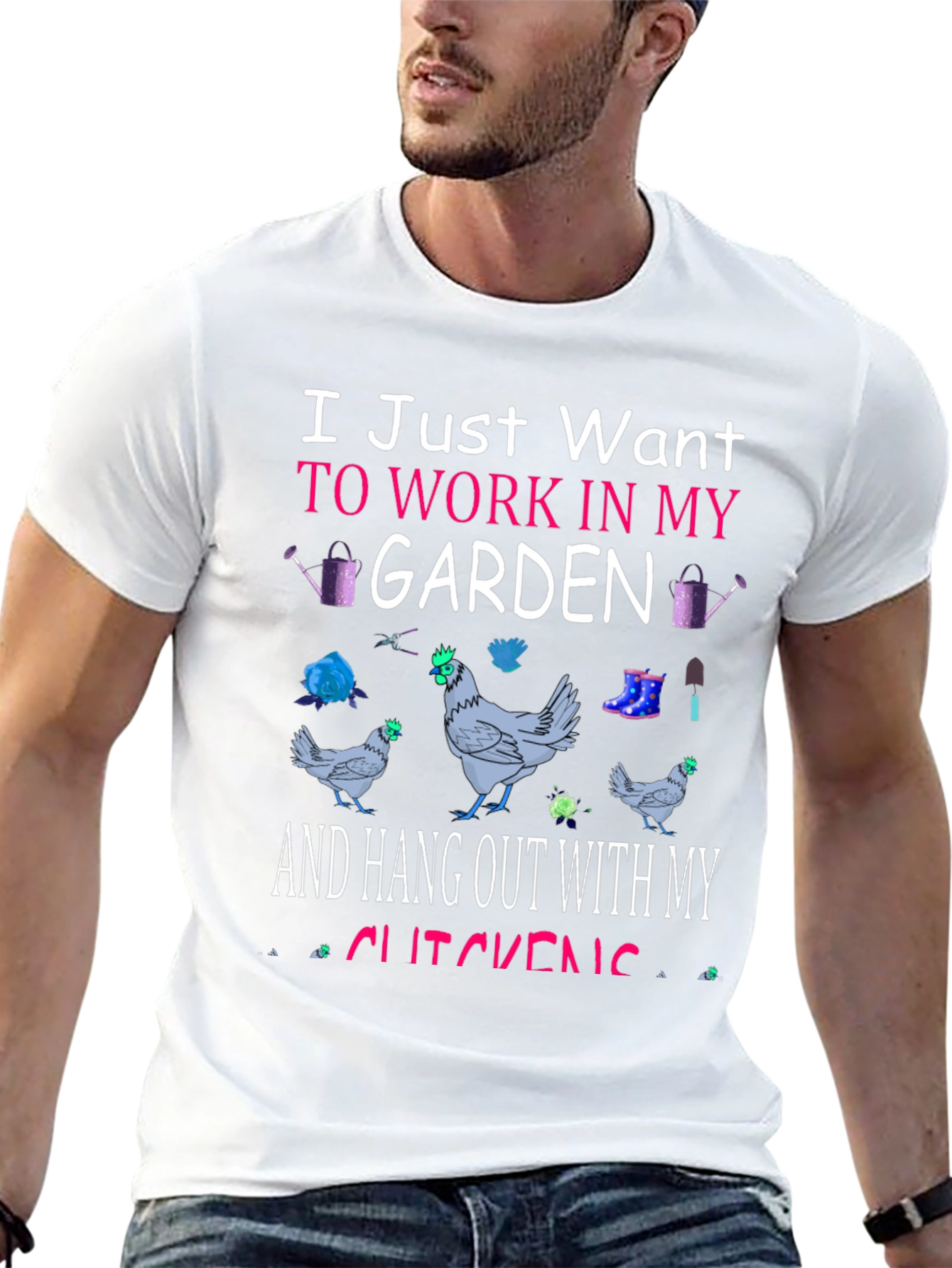 Gardening & Chickens T-Shirt