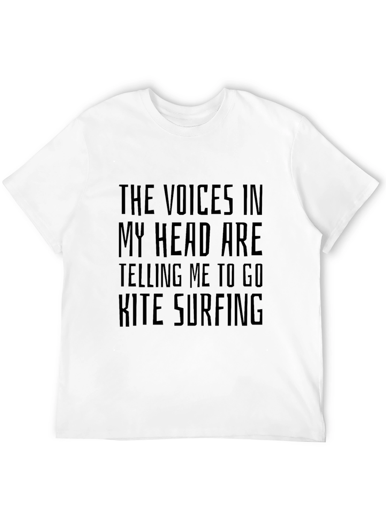 Kite Surfing Graphic Tee - Black