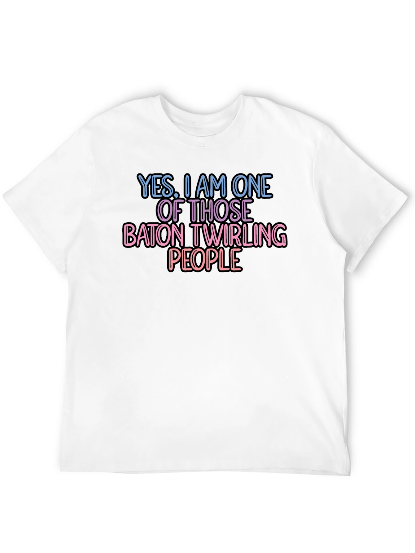 Baton Twirling People Graphic T-Shirt