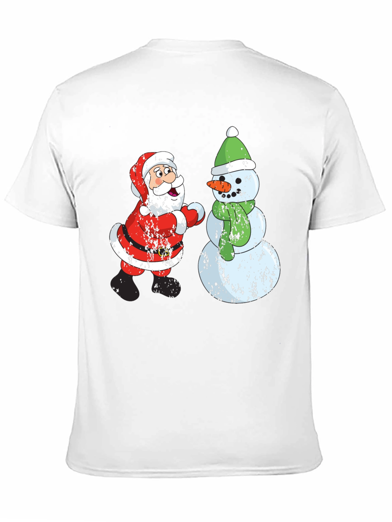 Santa & Snowman Christmas Tee