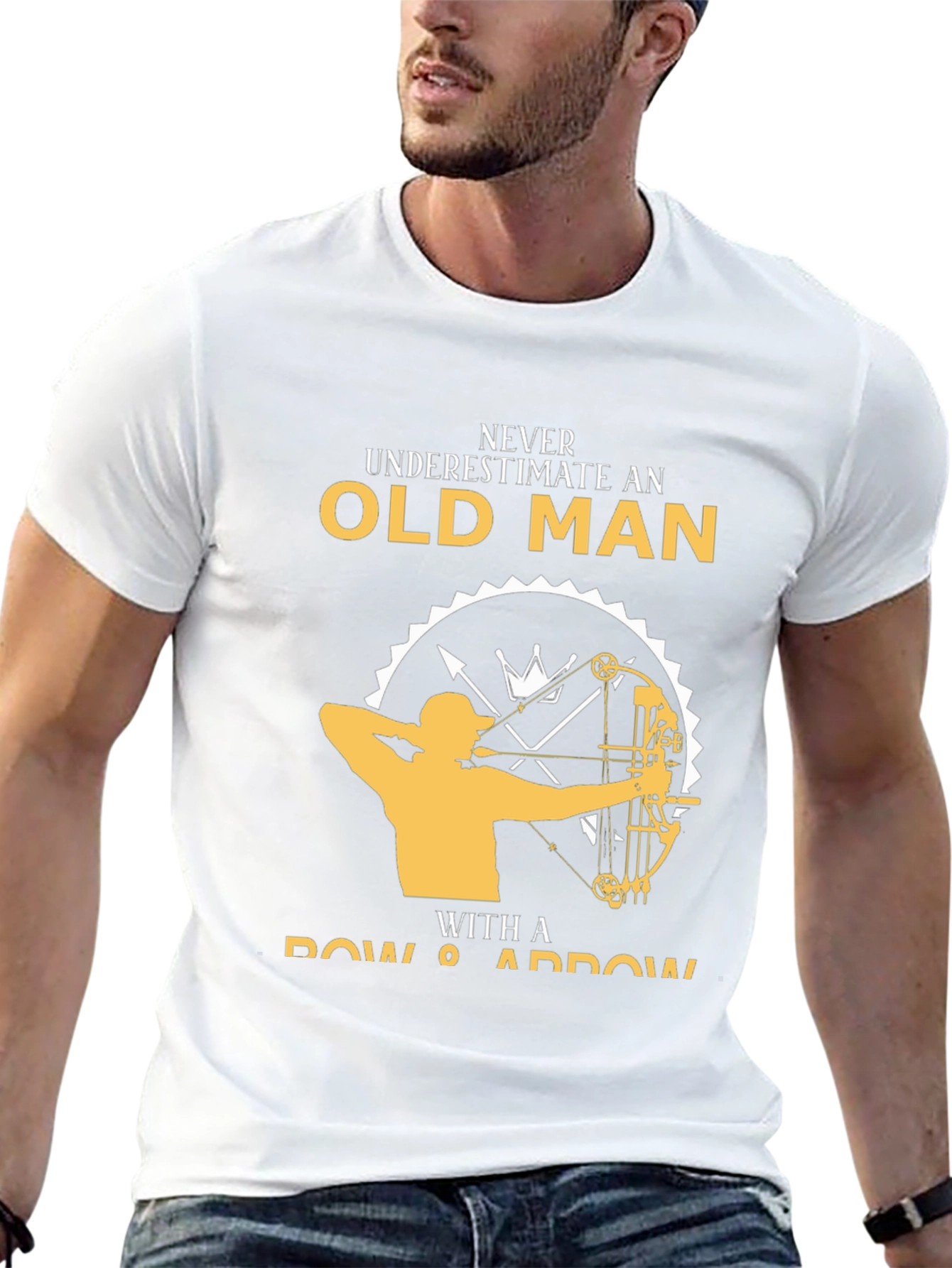 Never Underestimate Old Man T-Shirt