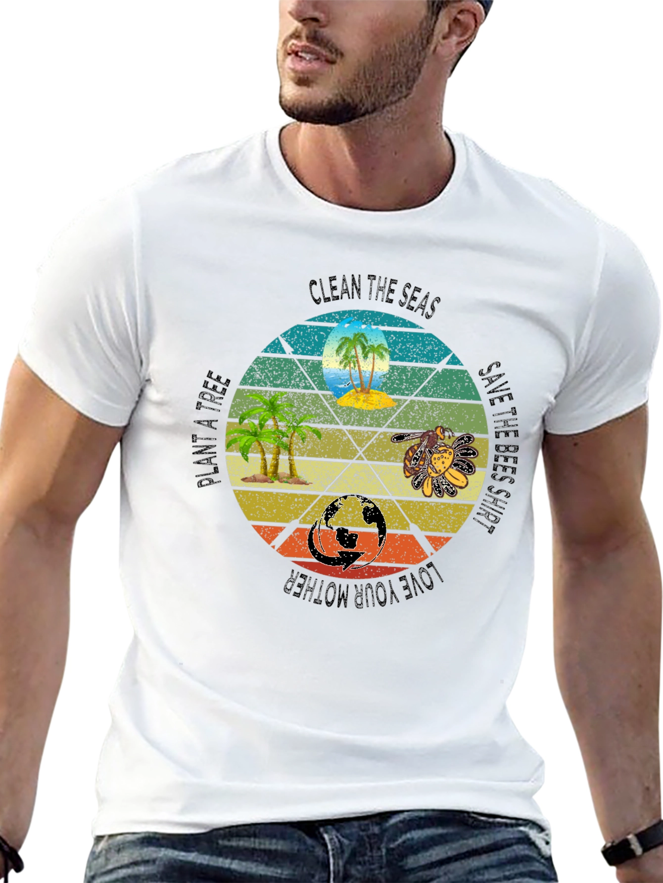 Eco-Friendly Graphic T-Shirt: Save the Planet Tee