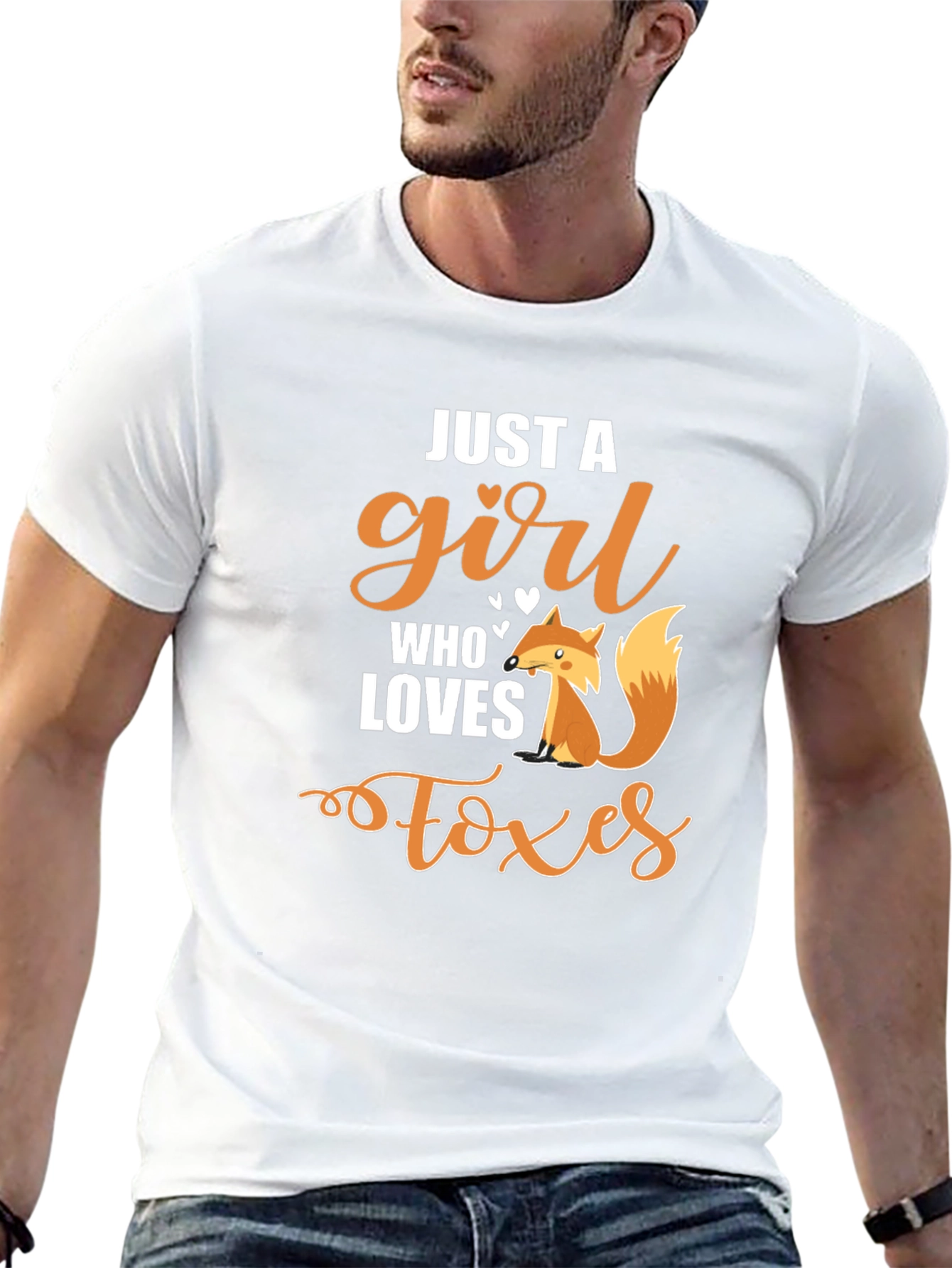 Just a Girl Who Loves Foxes Graphic Tee